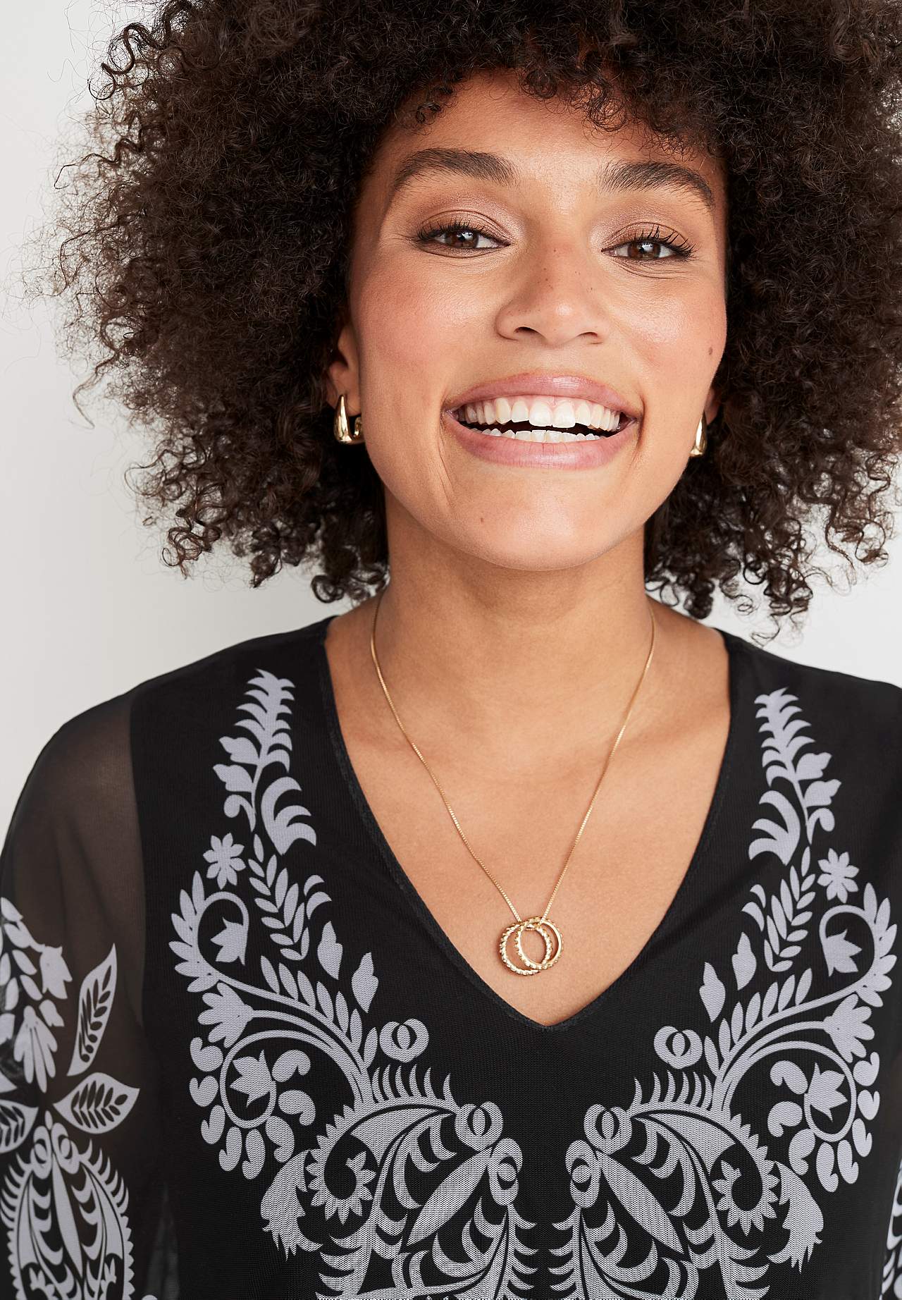 Tuniek top van mesh