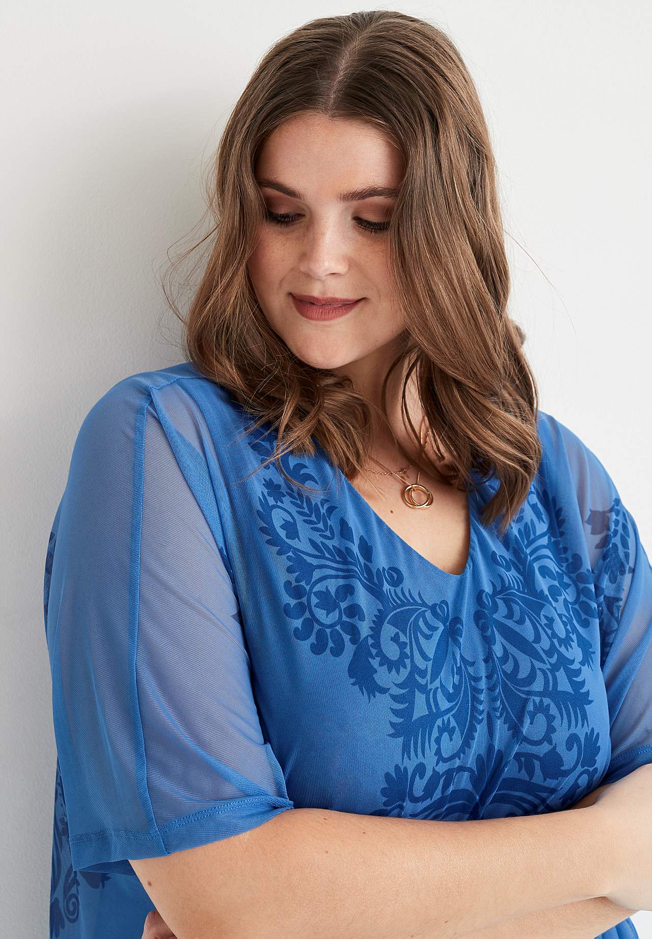 Tuniek top van mesh