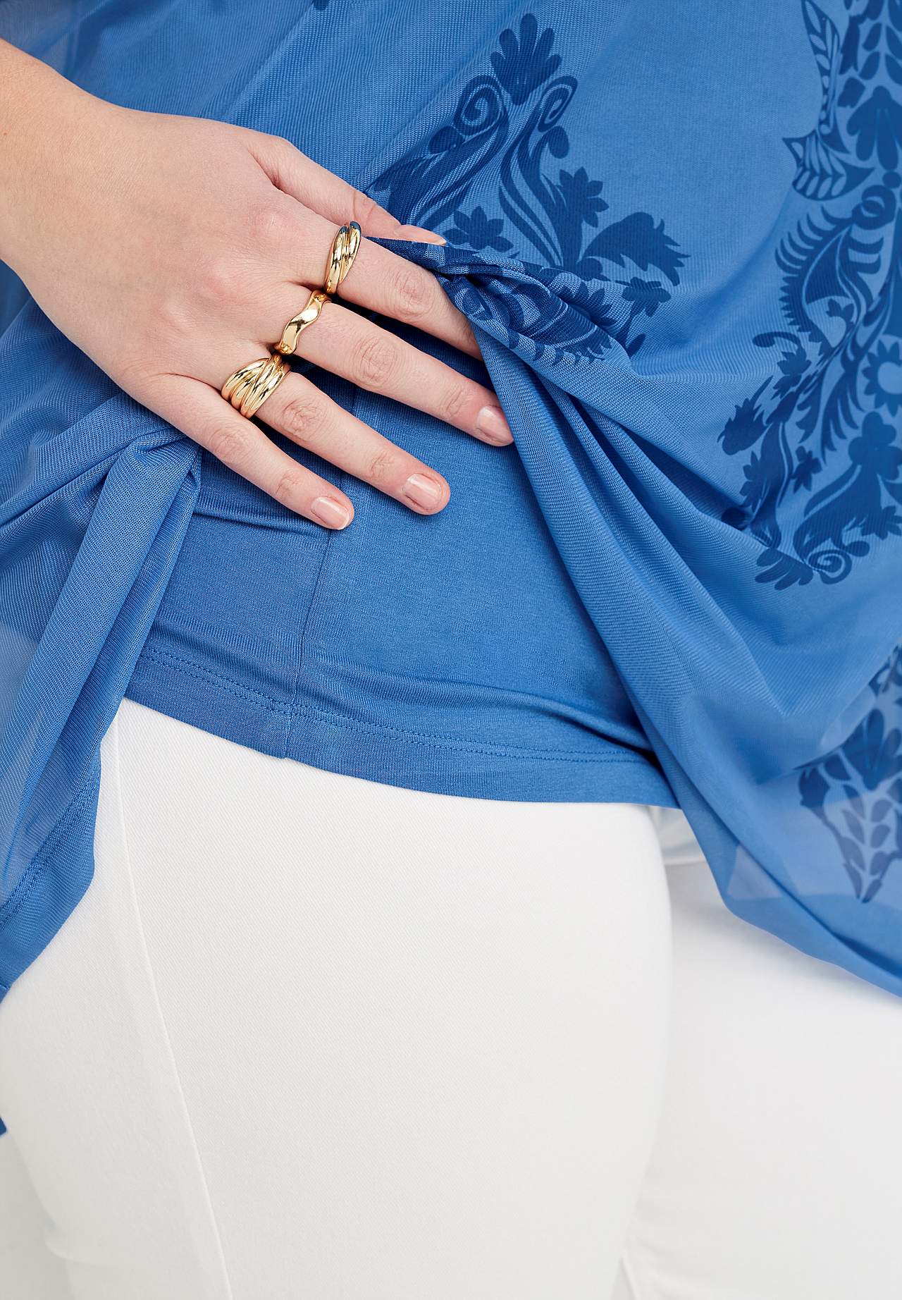 Tuniek top van mesh