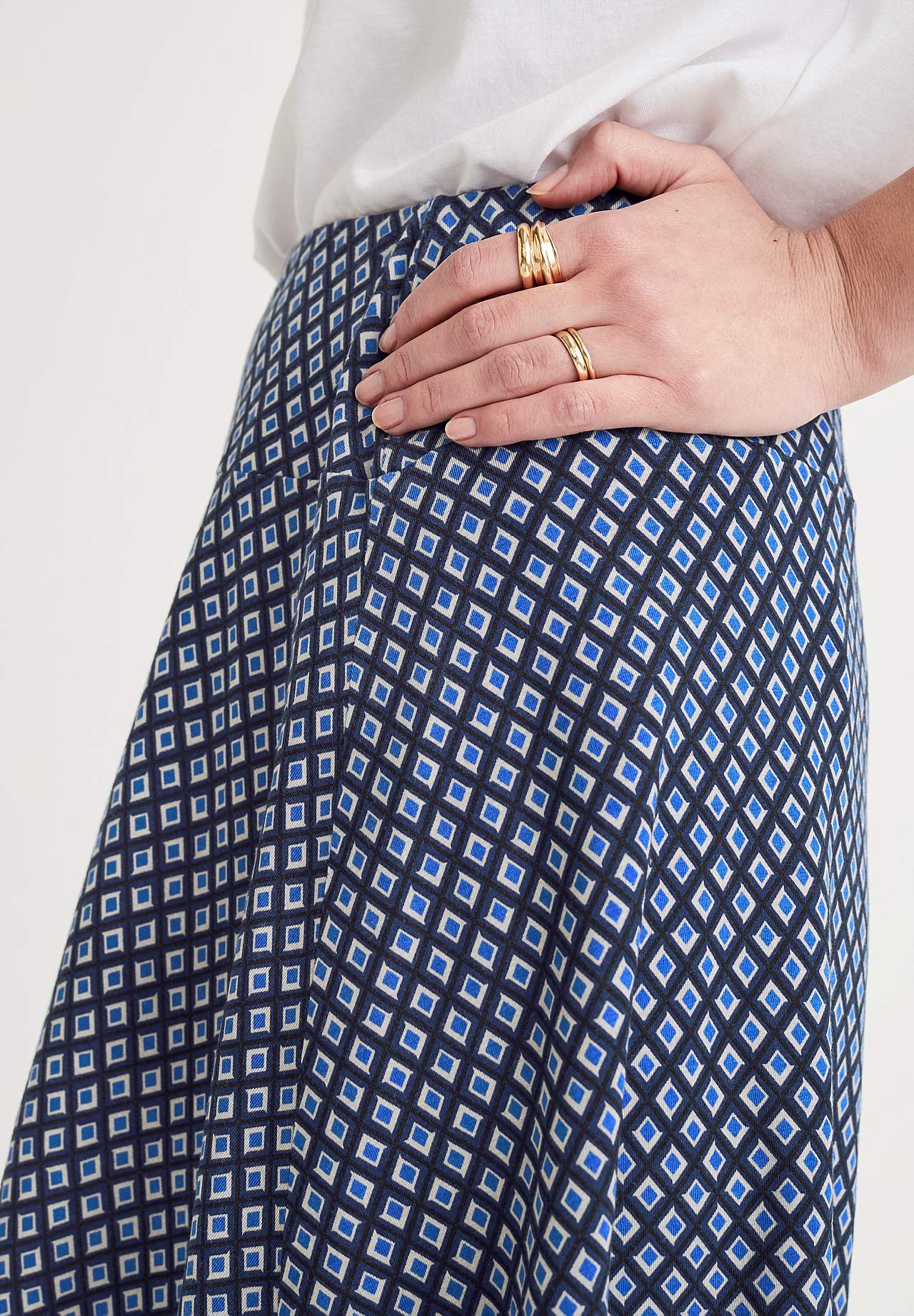 A-gevormde jersey rok Kate