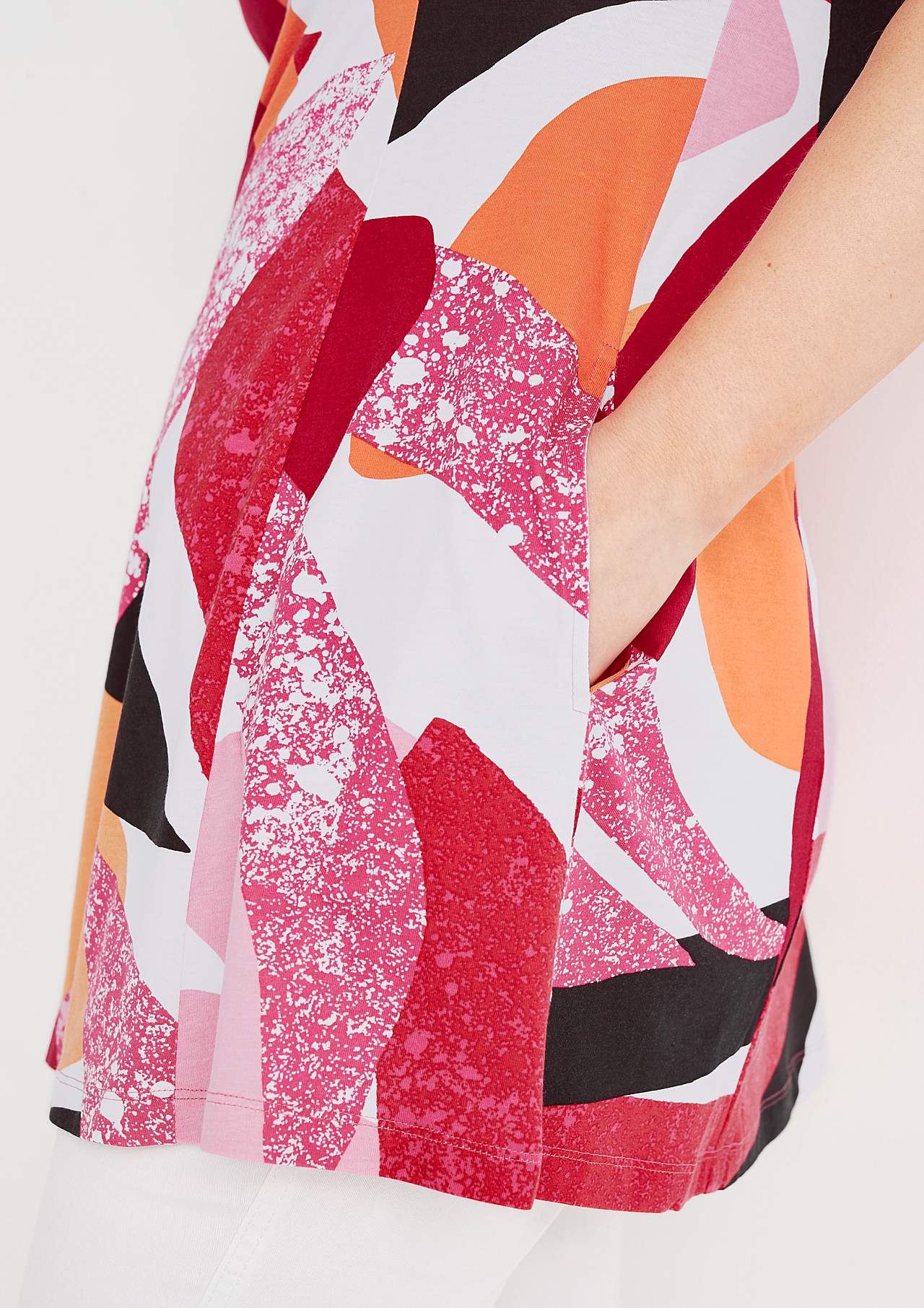 Mouwloze tuniek met zakken