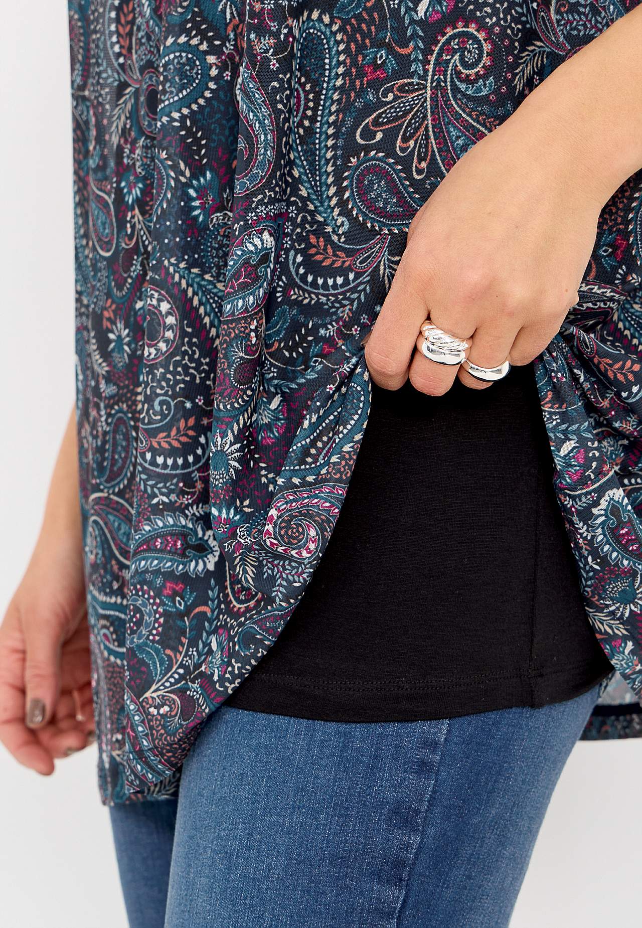 Tuniek top van mesh