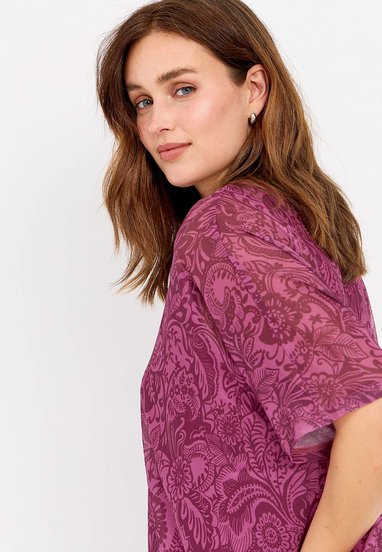 Tuniek top van mesh