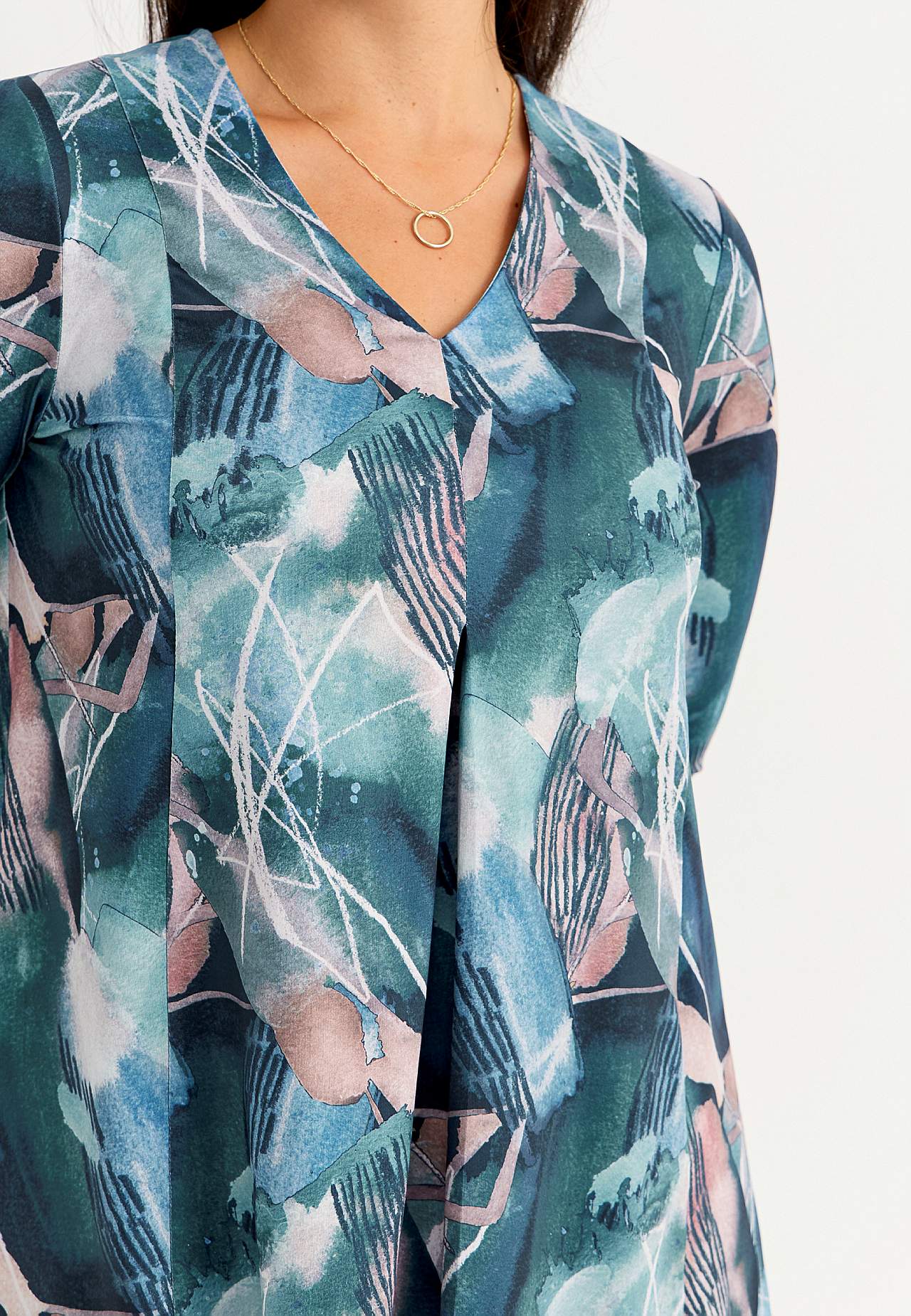 Jersey tuniek met patroon