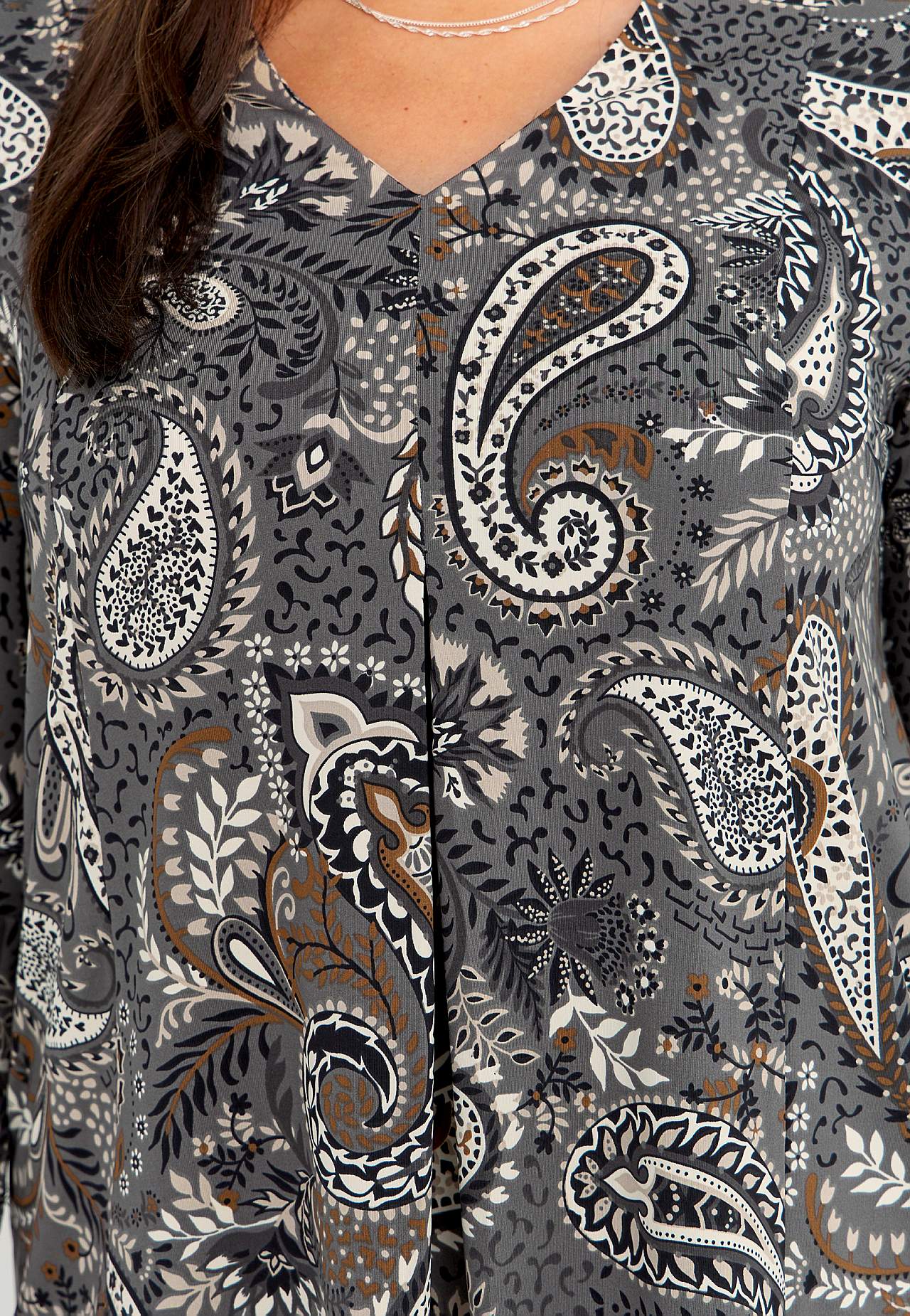 Jersey tuniek met patroon