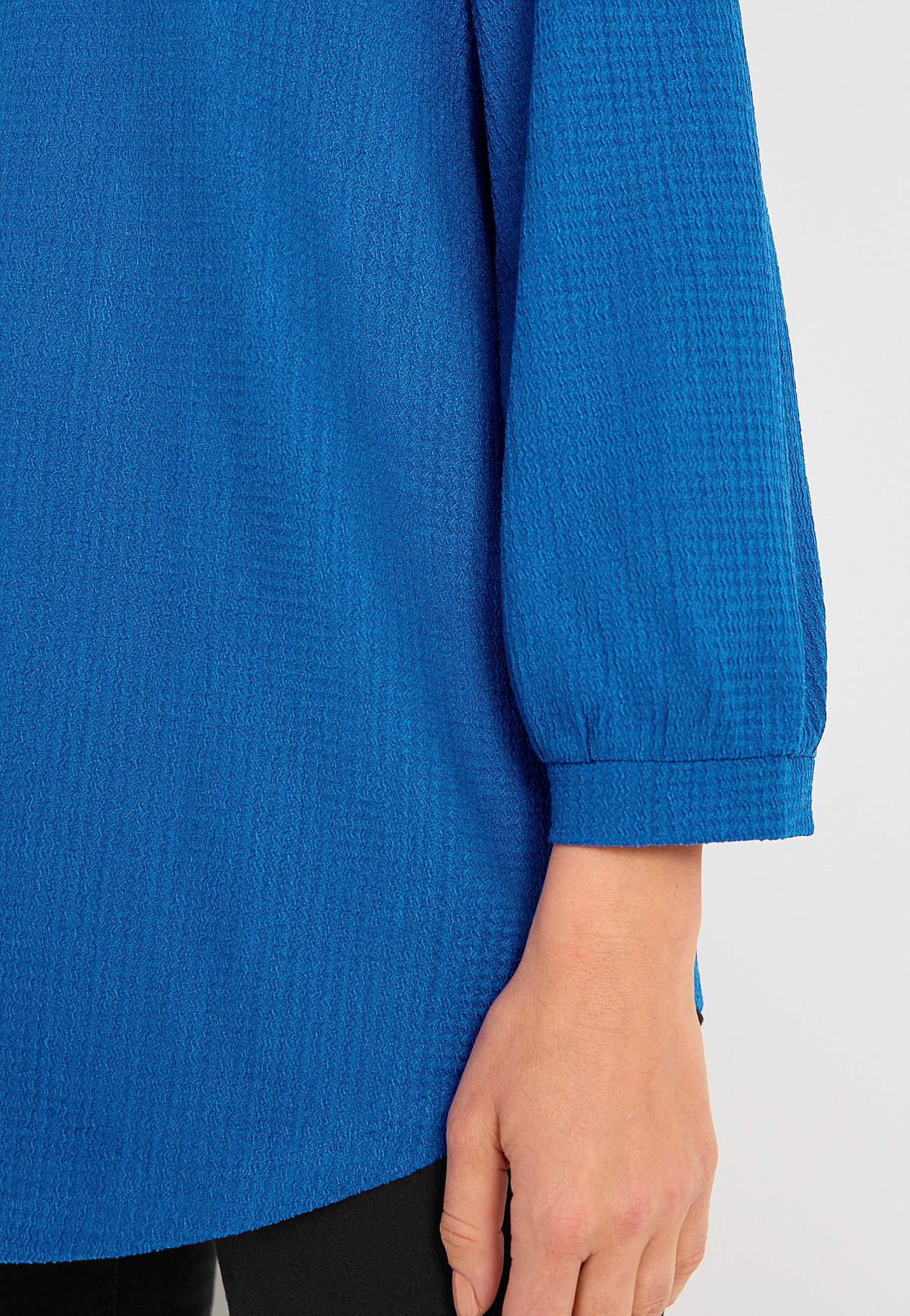 Jersey tuniek met 3/4 mouw