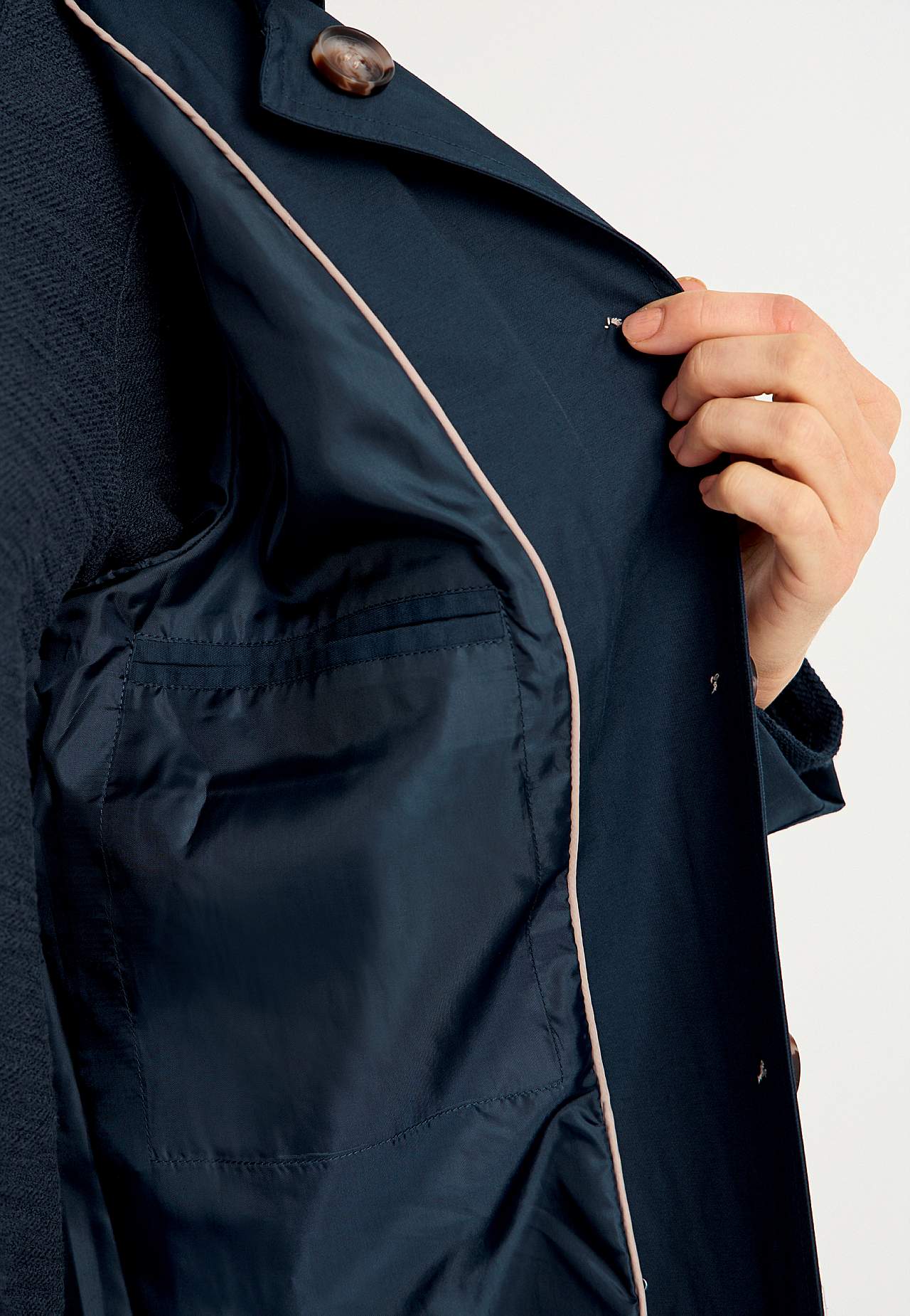 Enkelrij trenchcoat