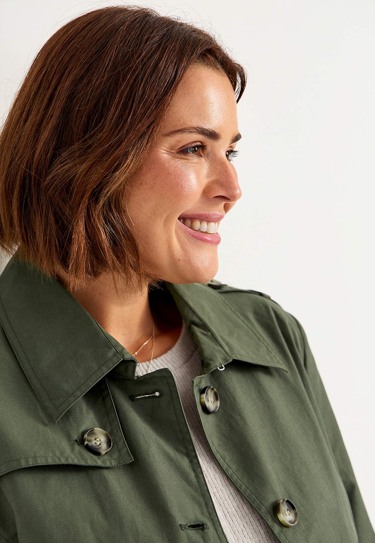 Enkelrij trenchcoat