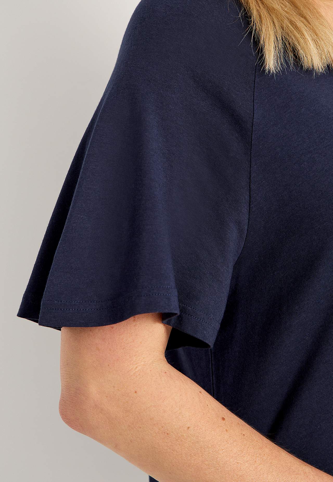 Jersey tuniek met korte mouwen