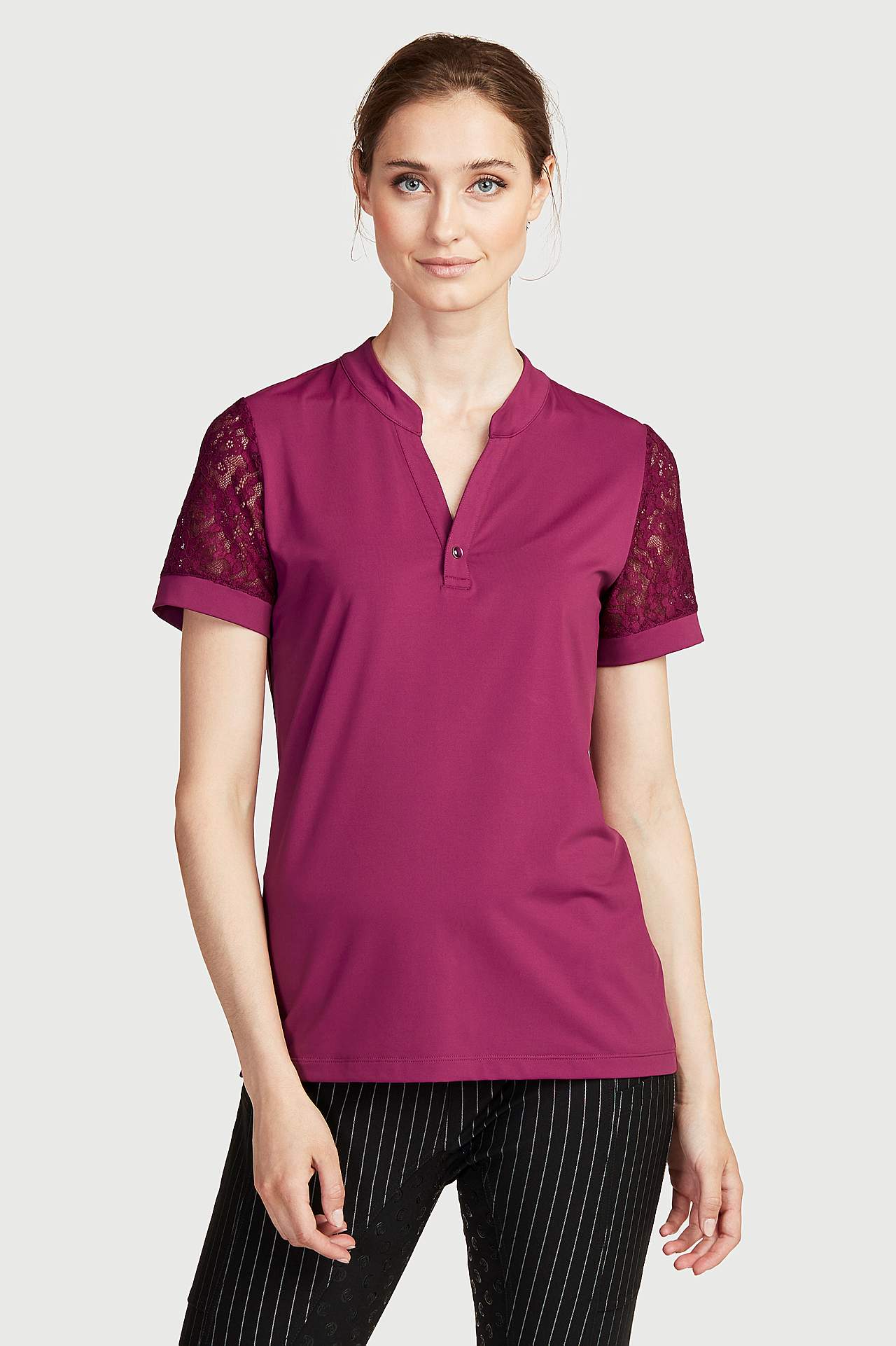 Geruite full-seat ruiterbroek