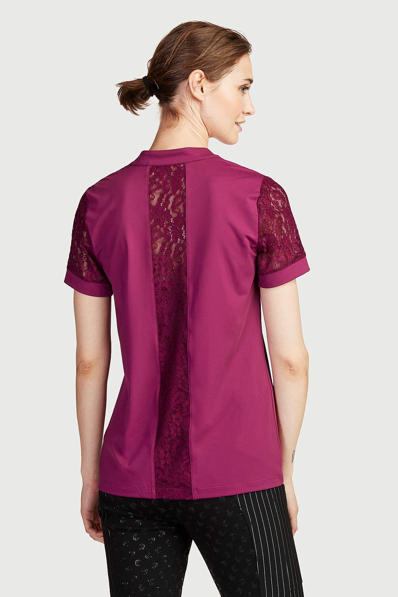 Geruite full-seat ruiterbroek