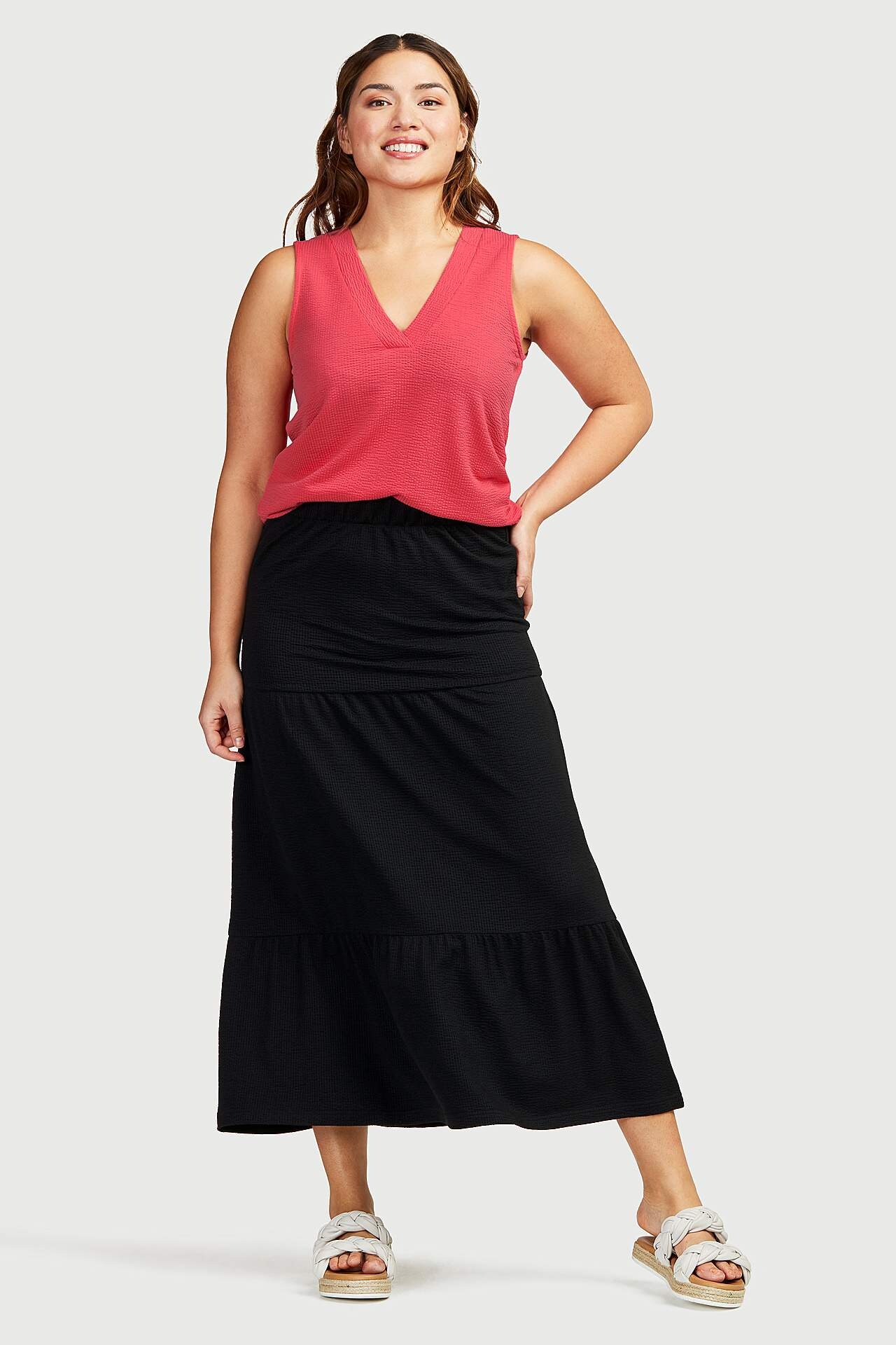 Mouwloos jersey-topje