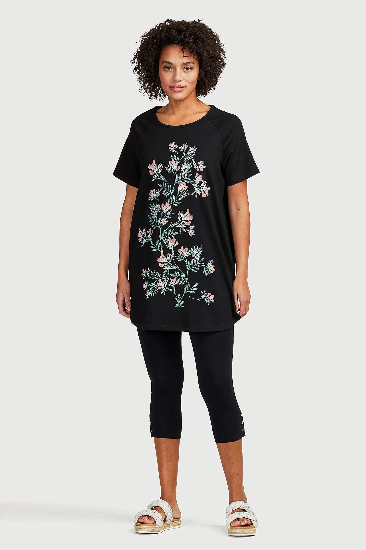 Capri legging met mooie knoop details Milly Set van 2