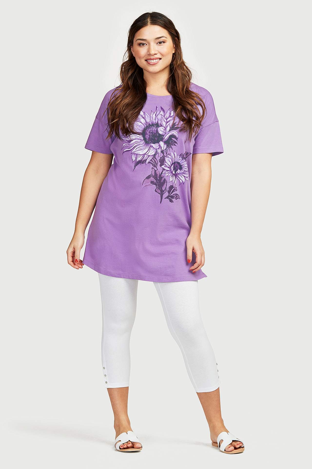 Capri legging met mooie knoop details Milly Set van 2
