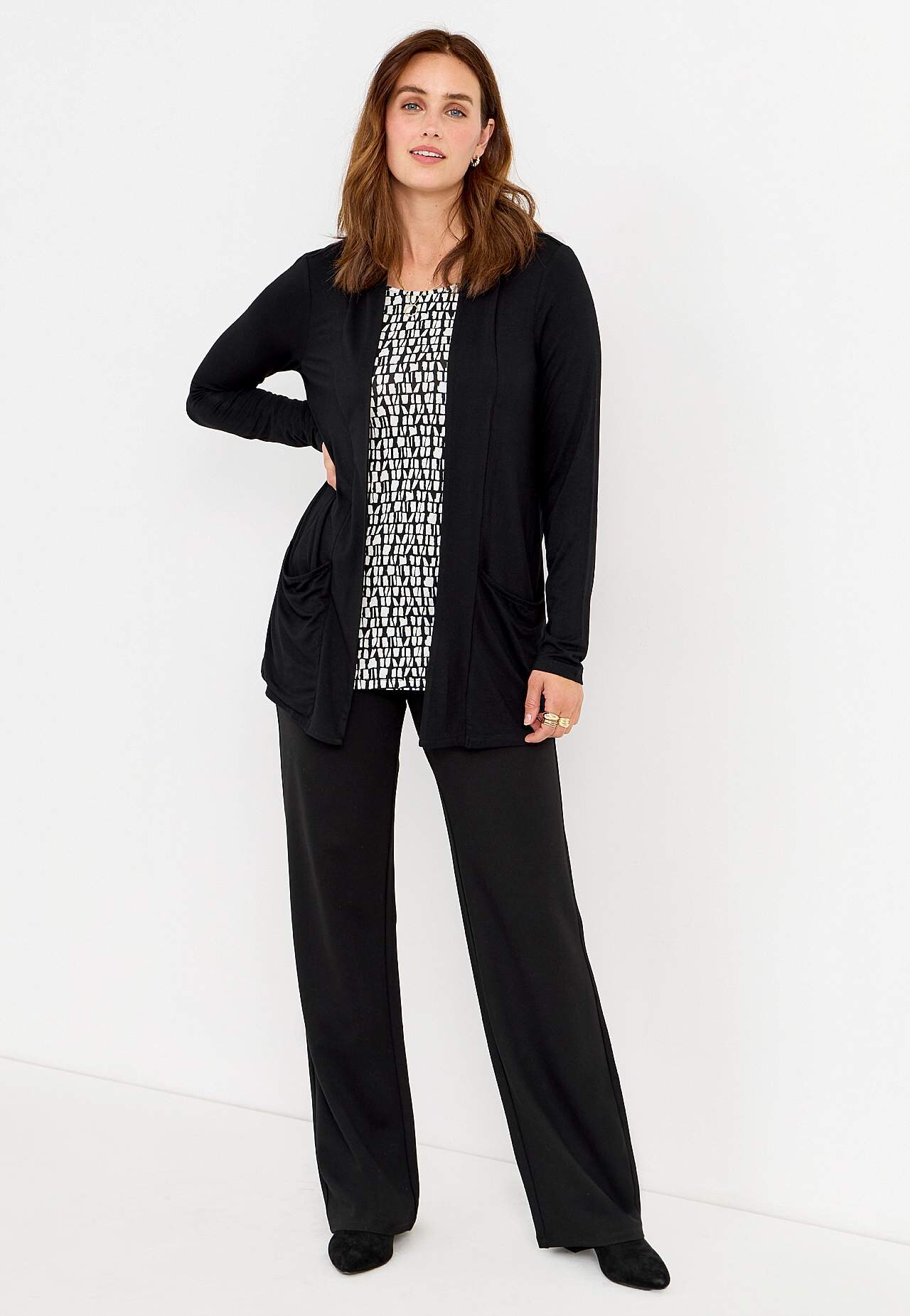 2-in-1-top met lange mouwen
