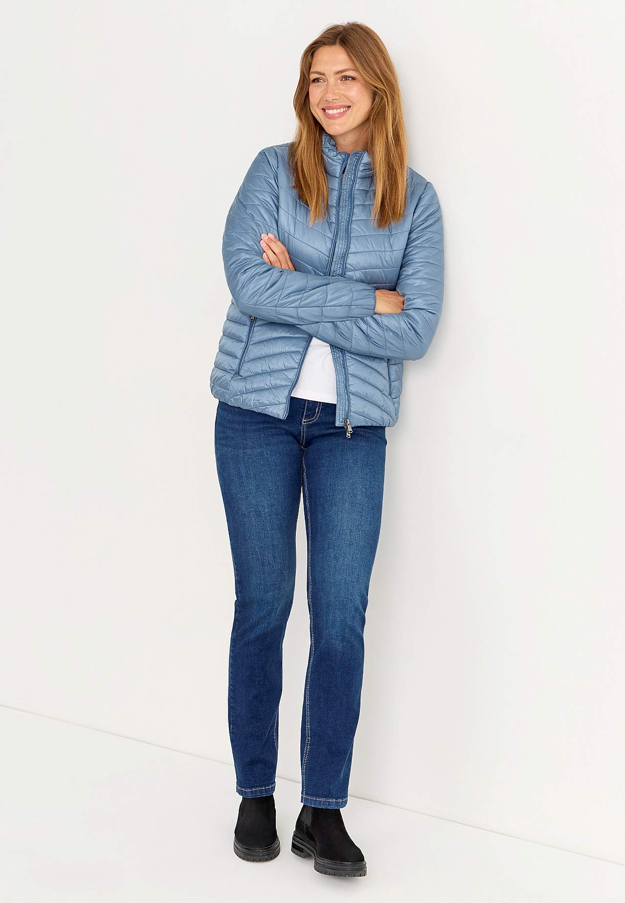 Glanzend lichtgewicht pufferjack