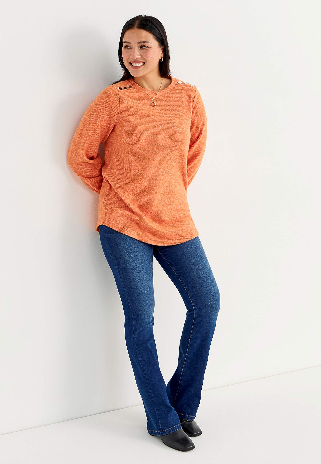 Gebreide en zachte sweater Beata