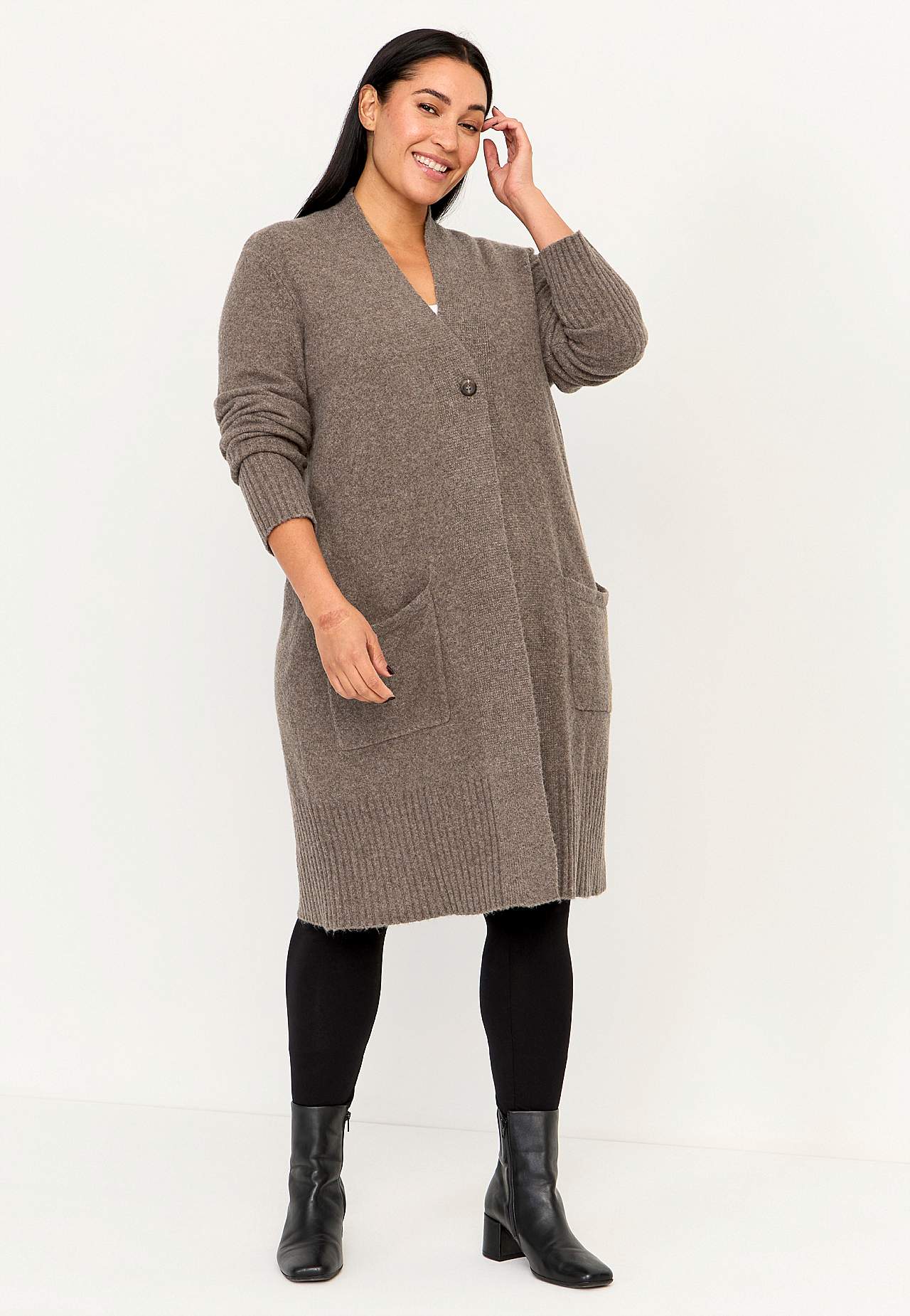 Zachte en lange cardigan Harriet
