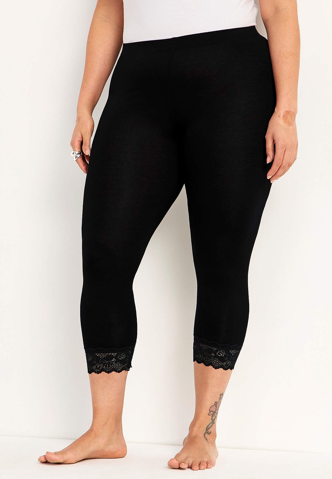 Capri legging met kant susanne