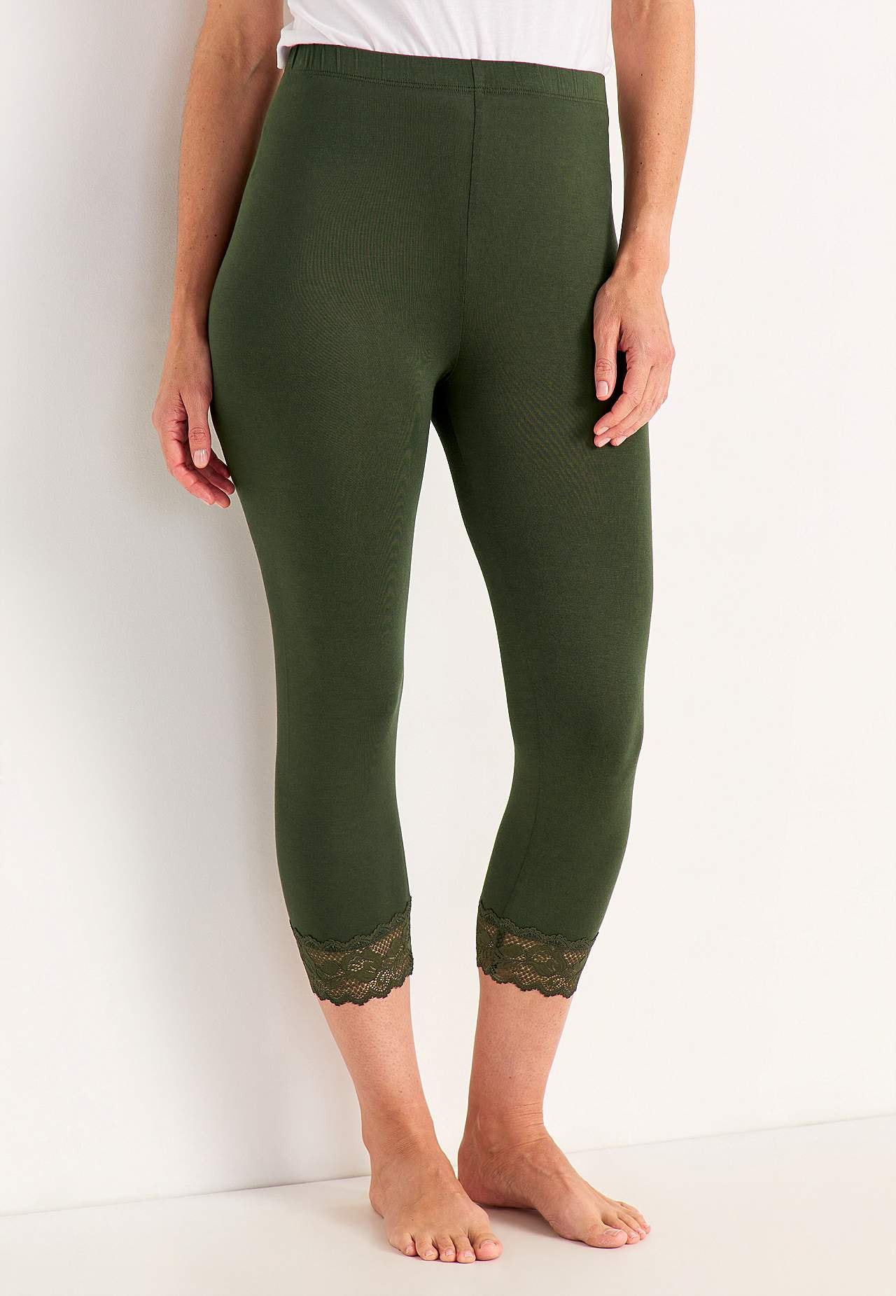 Capri legging met kant susanne