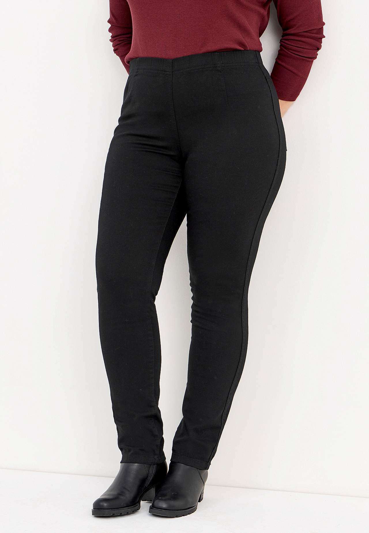 Jegging met skinny broekspijp