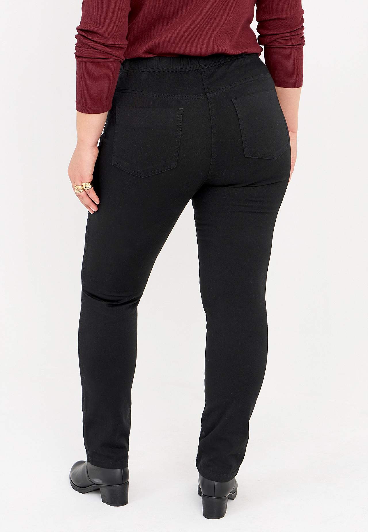 Jegging met skinny broekspijp
