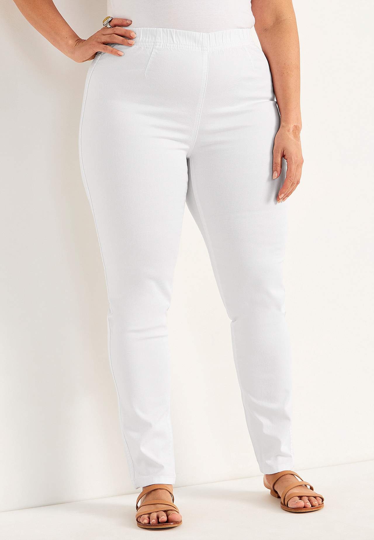 Jegging met skinny broekspijp