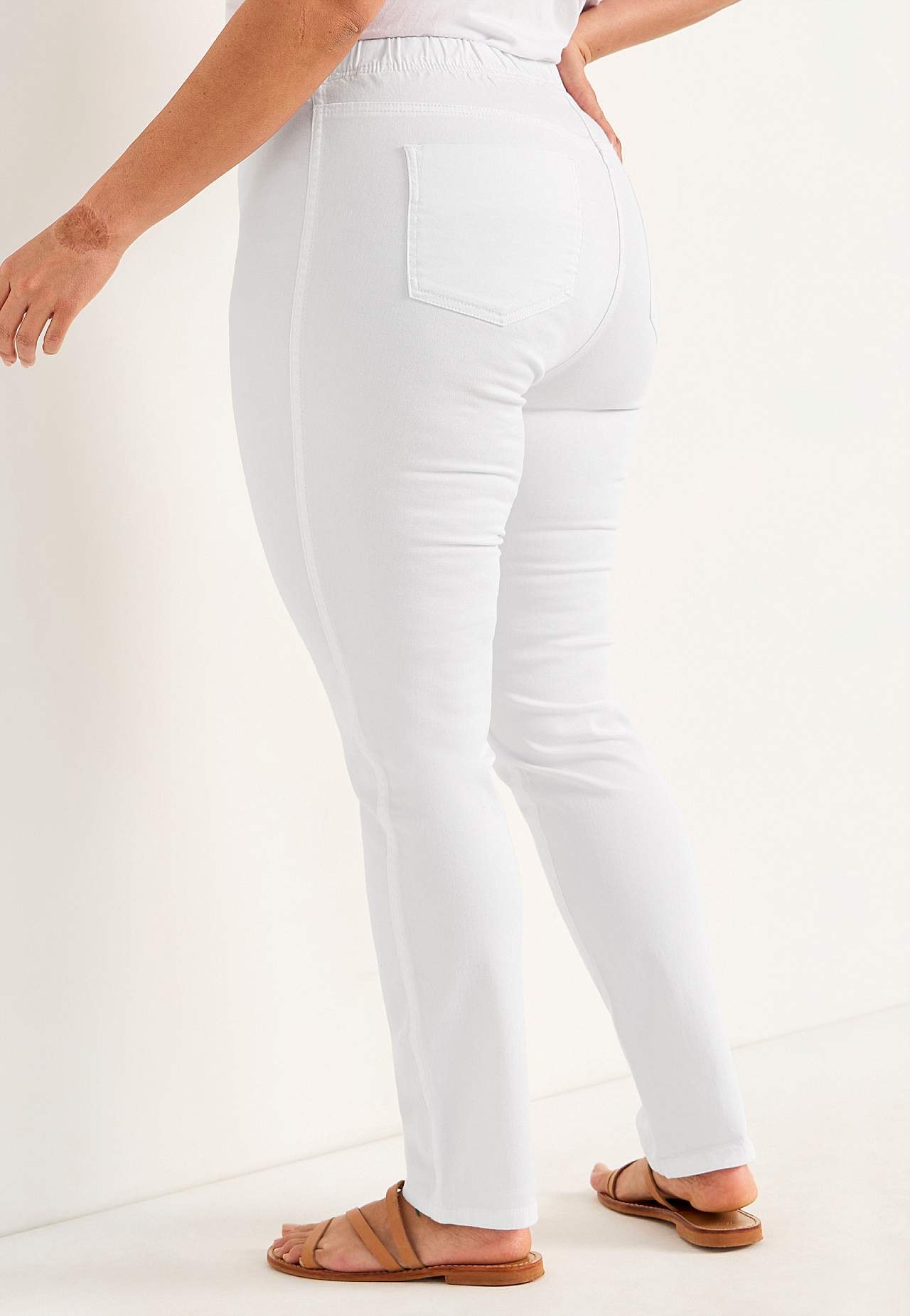 Jegging met skinny broekspijp
