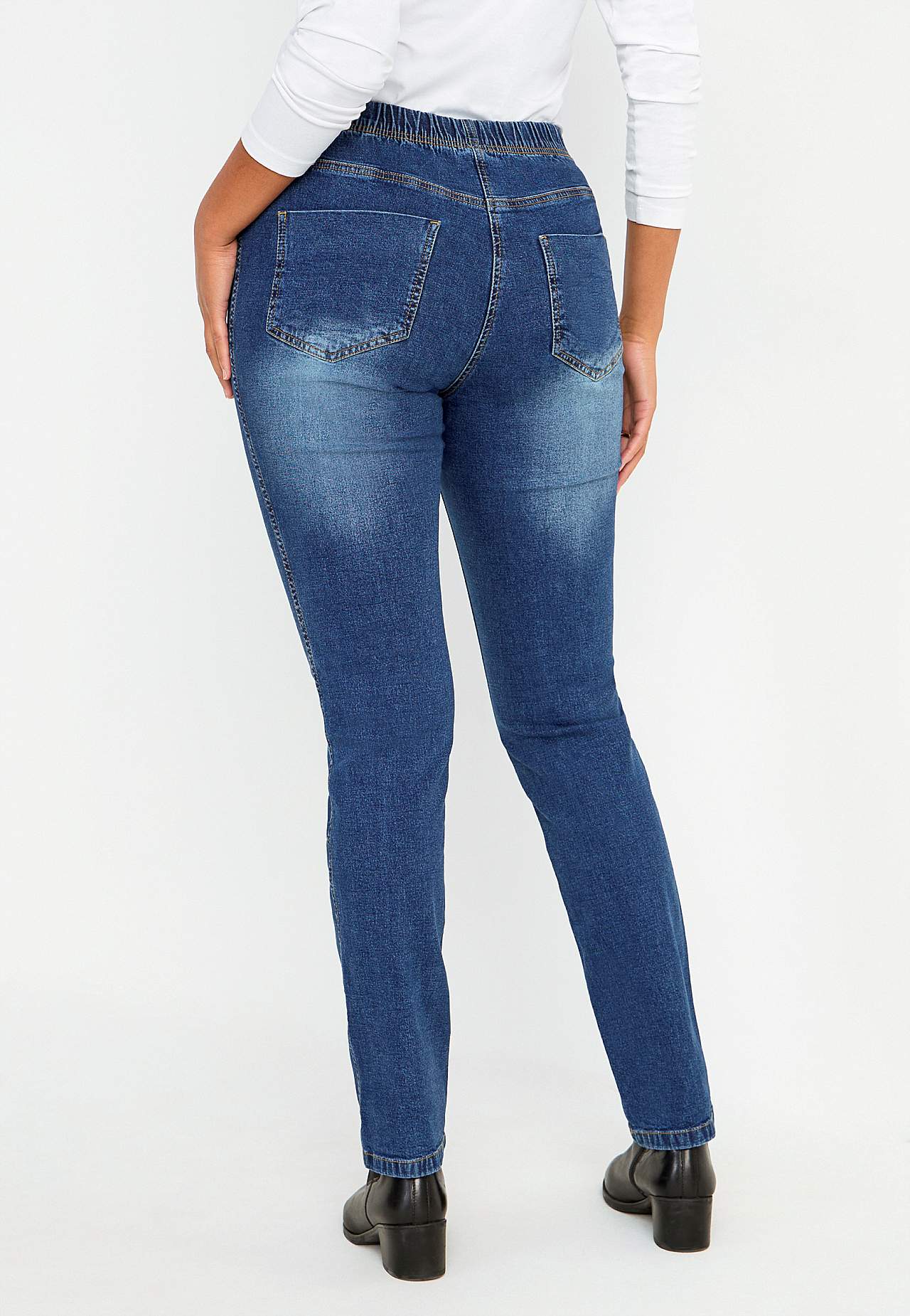 Jegging met skinny broekspijp