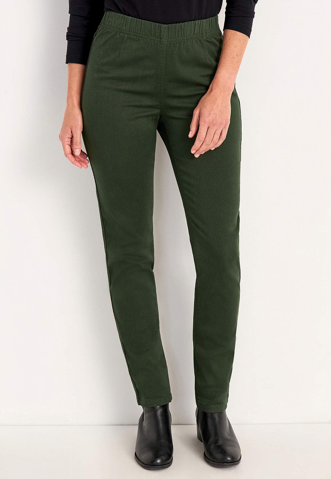 Jegging met skinny broekspijp