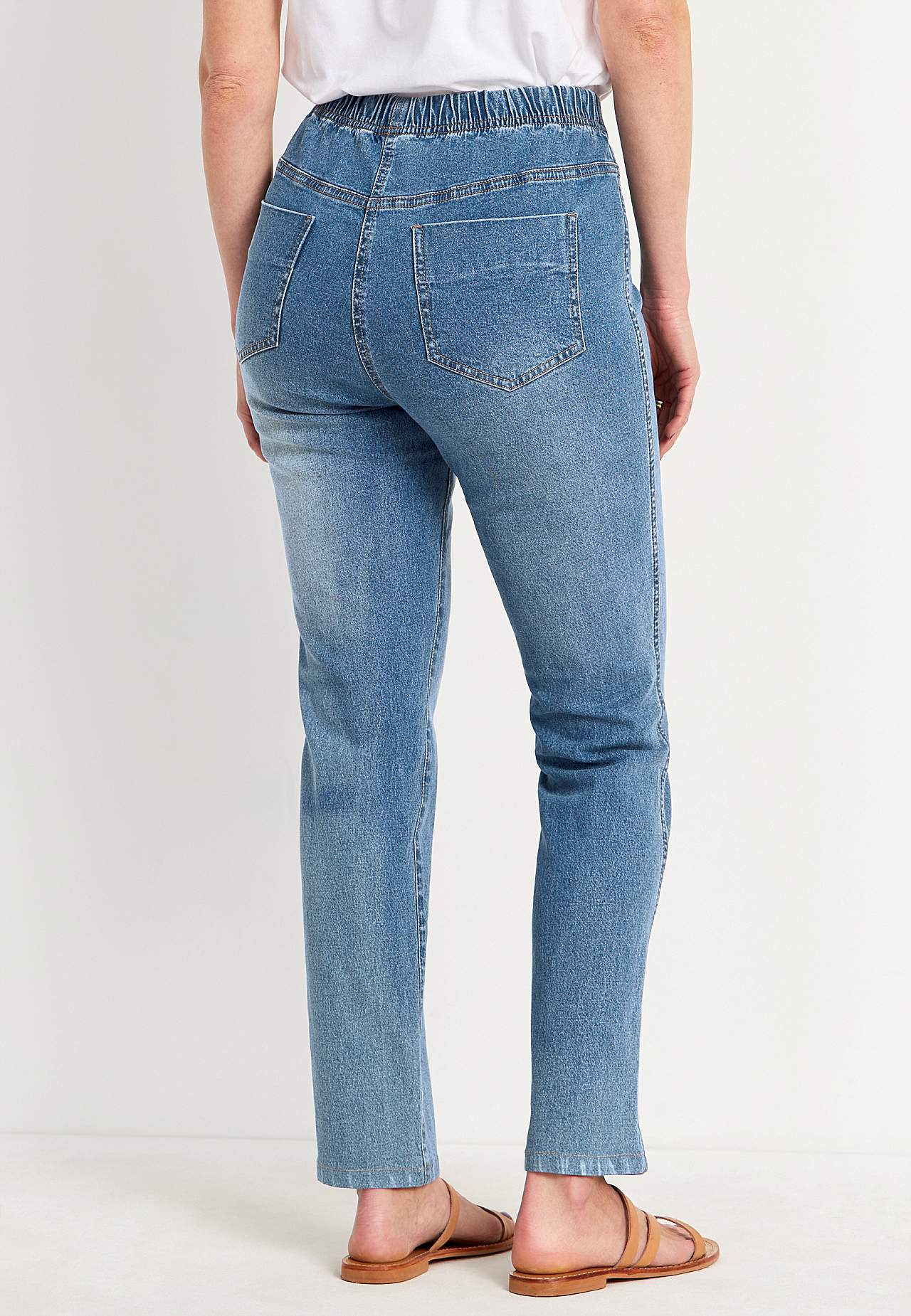 Jegging met skinny broekspijp
