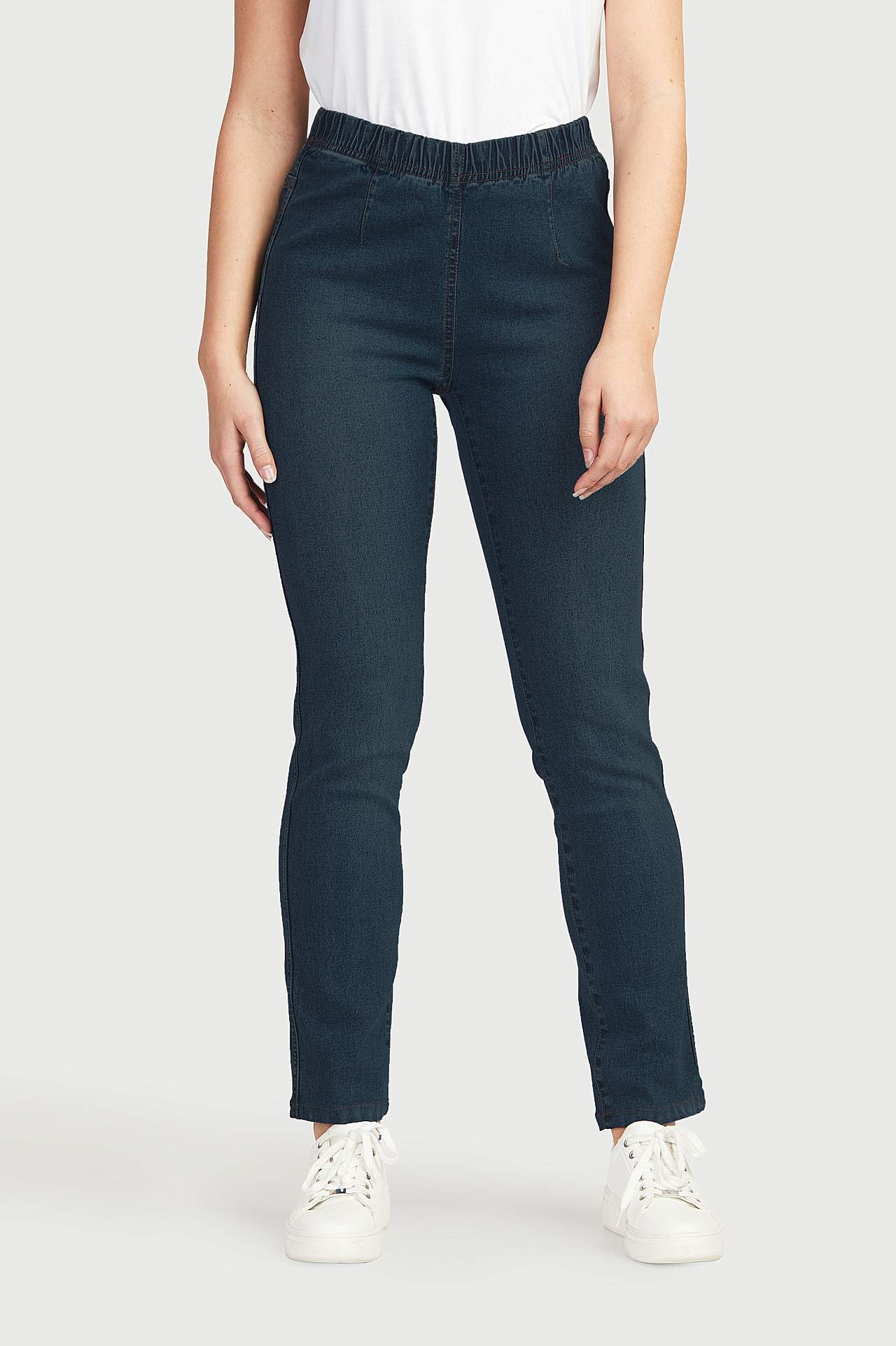 Jegging met skinny broekspijp