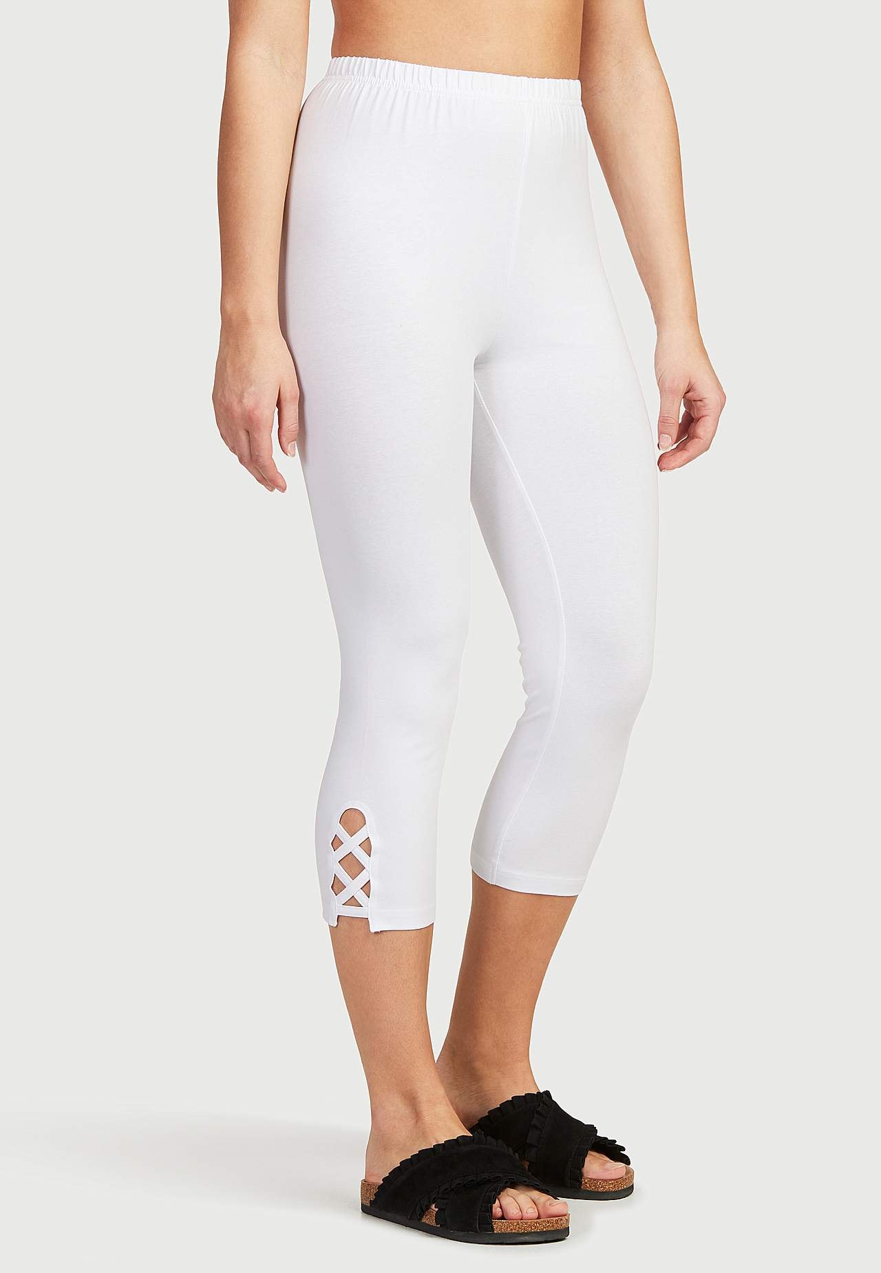 Capri legging met mooie details Set van 2