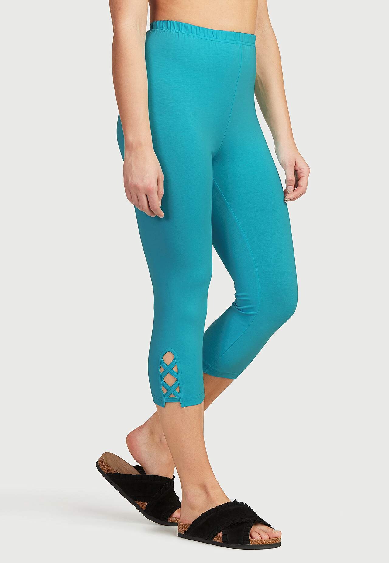 Capri legging met mooie details Set van 2