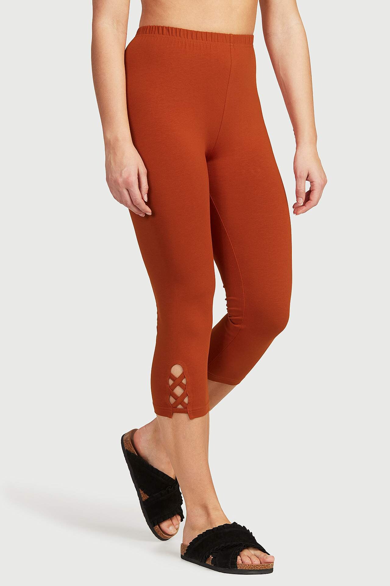 Capri legging met mooie details Set van 2