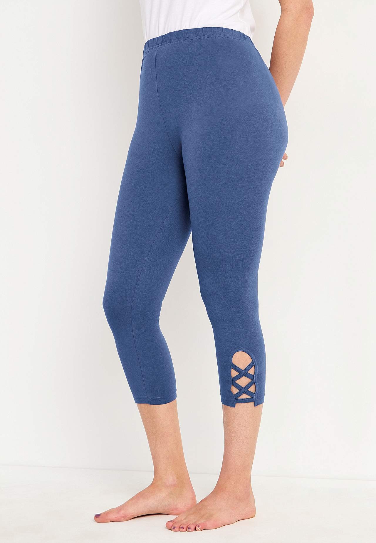 Capri legging met mooie details Set van 2
