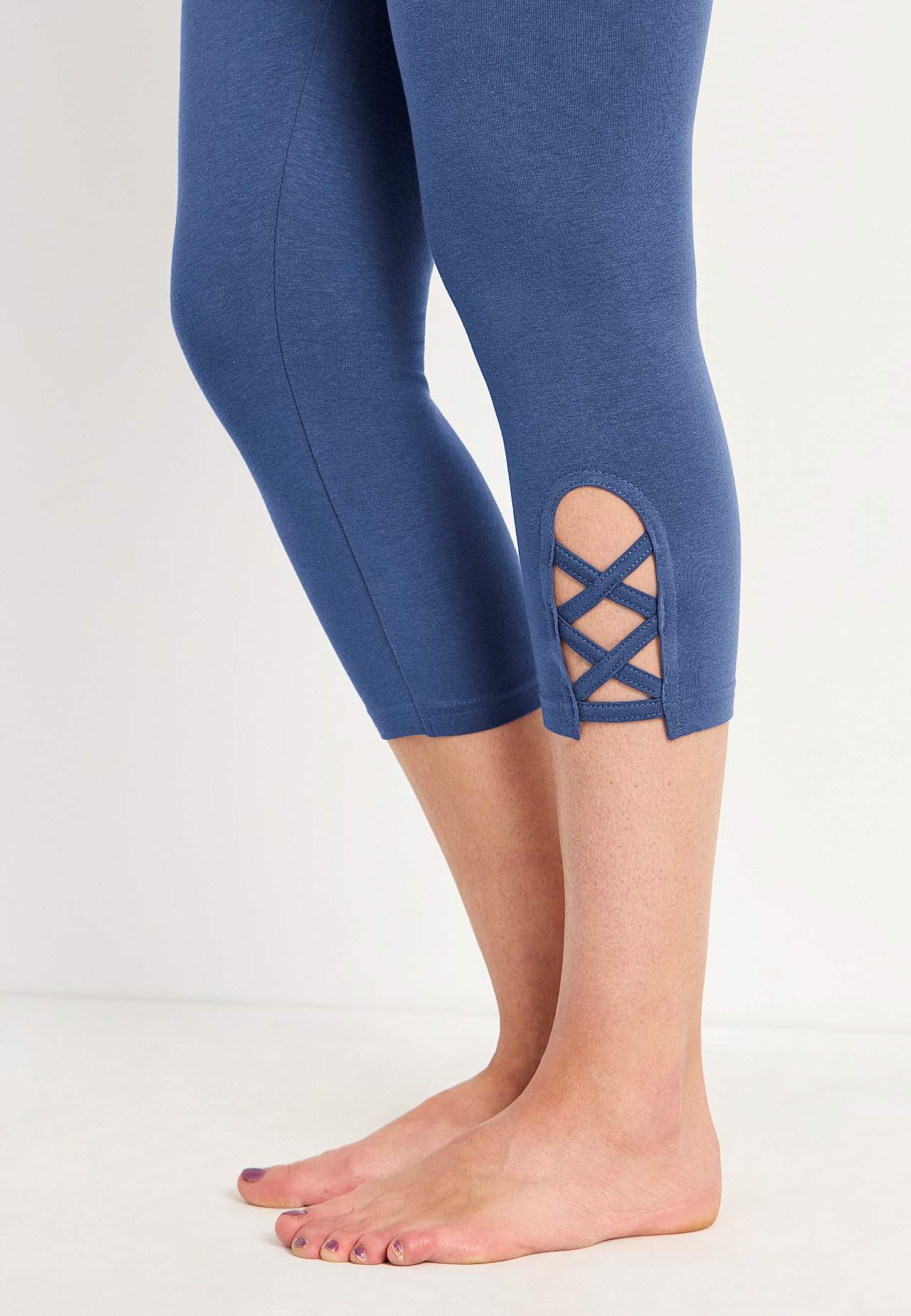 Capri legging met mooie details Set van 2