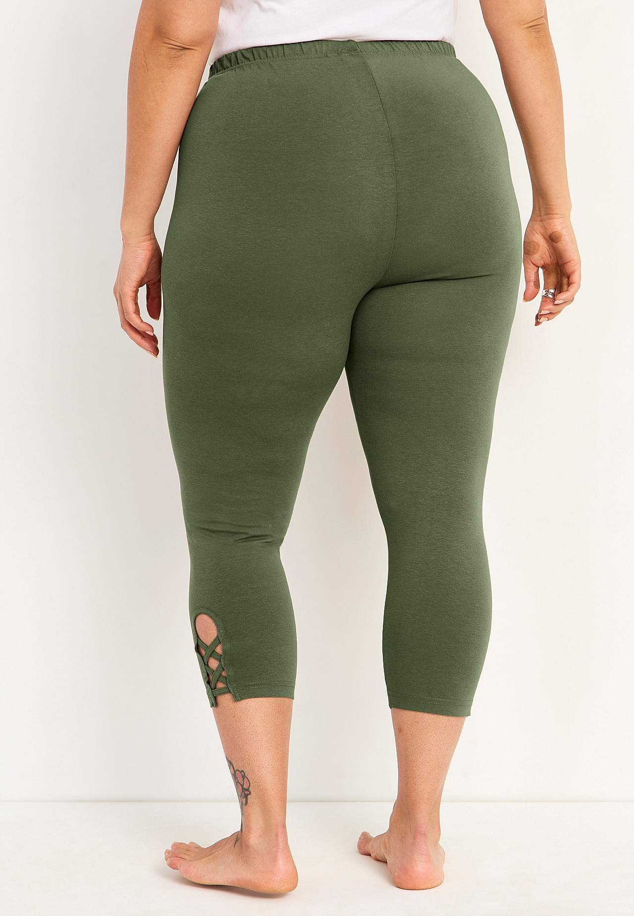Capri legging met mooie details Set van 2