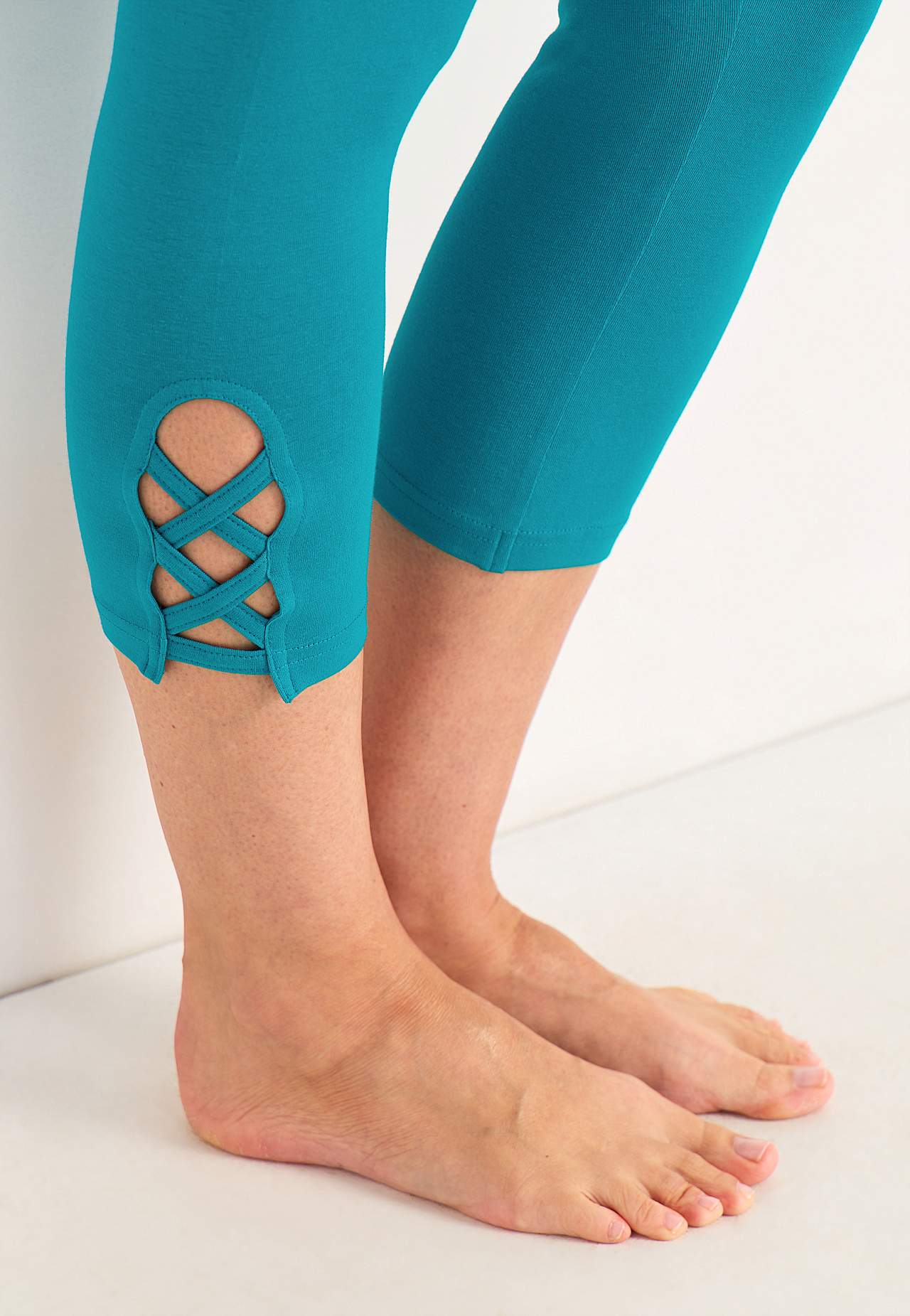 Capri legging met mooie details Set van 2