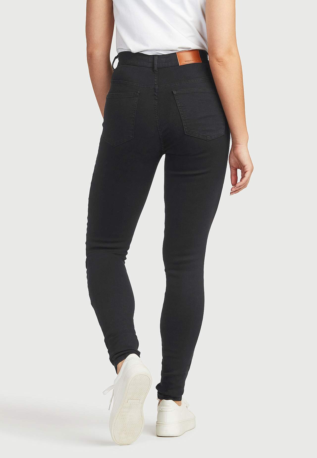 Superstretch jeans van keperstof