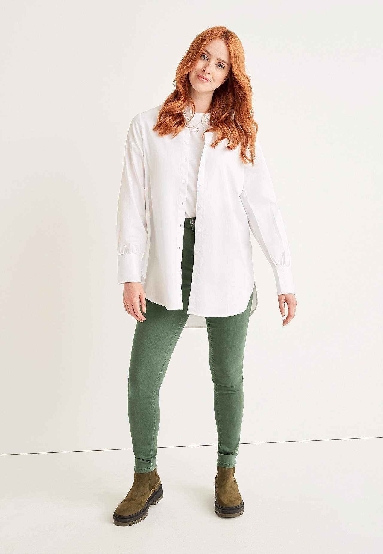 Superstretch jeans van keperstof