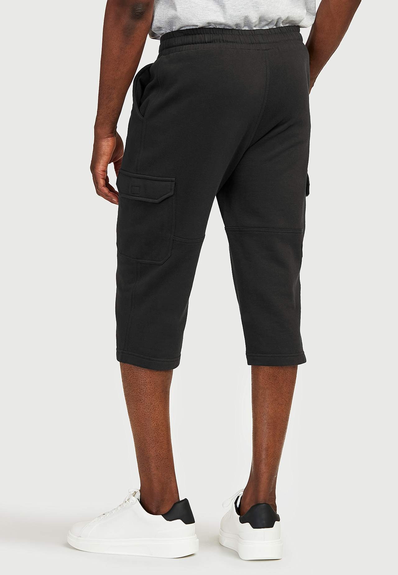 Lange sweatshirt-shorts met cargobroekzakken Smarty