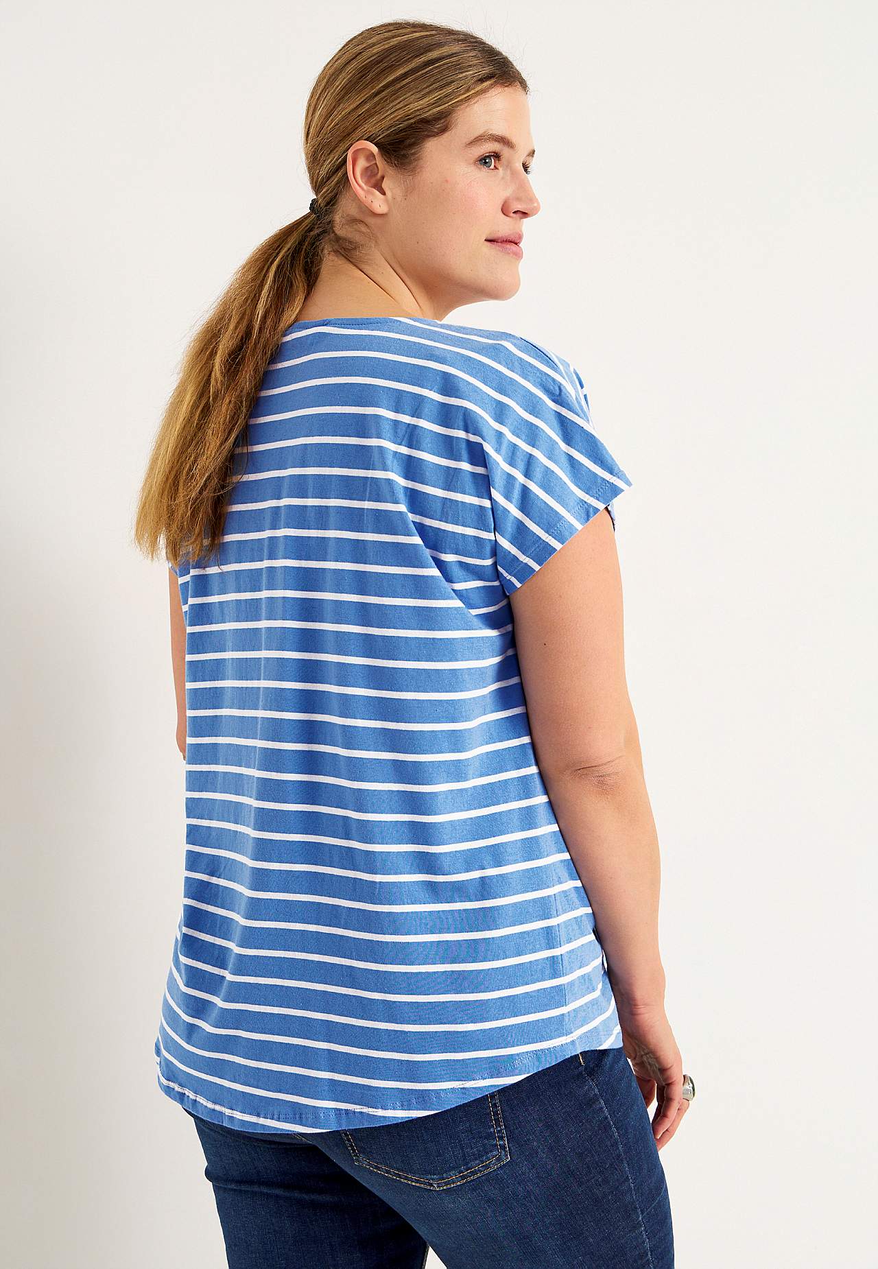 Jersey-topjes met kapmouwen Alma Set van 2
