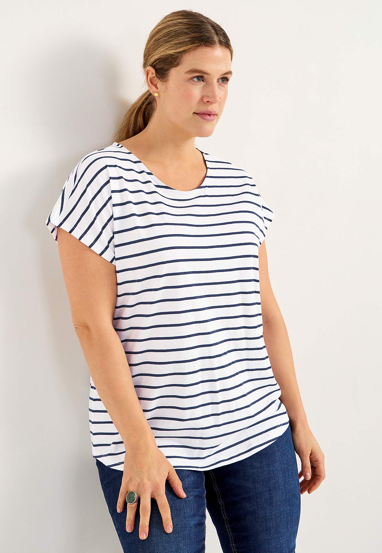 Jersey-topjes met kapmouwen Alma Set van 2