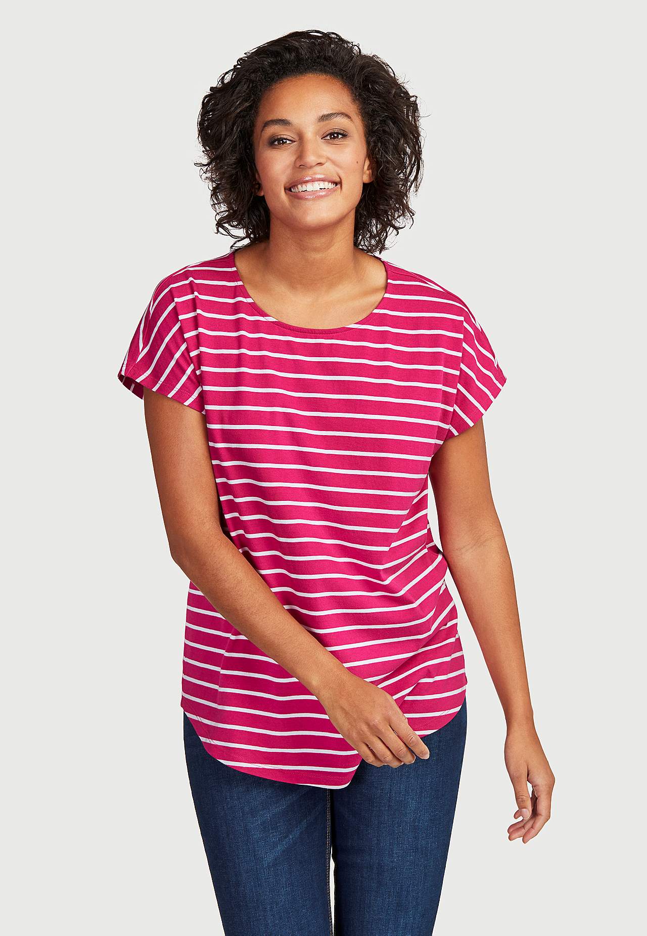 Jersey-topjes met kapmouwen Alma Set van 2