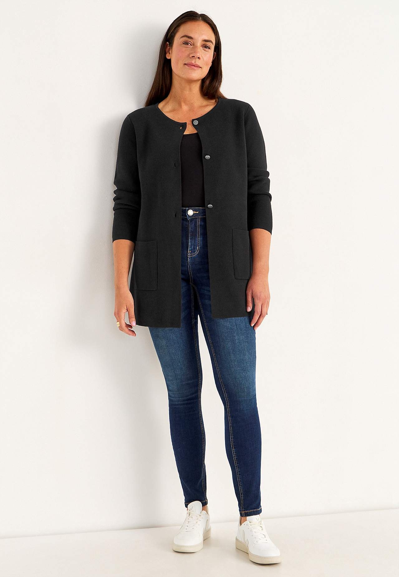 Cardigan van katoen