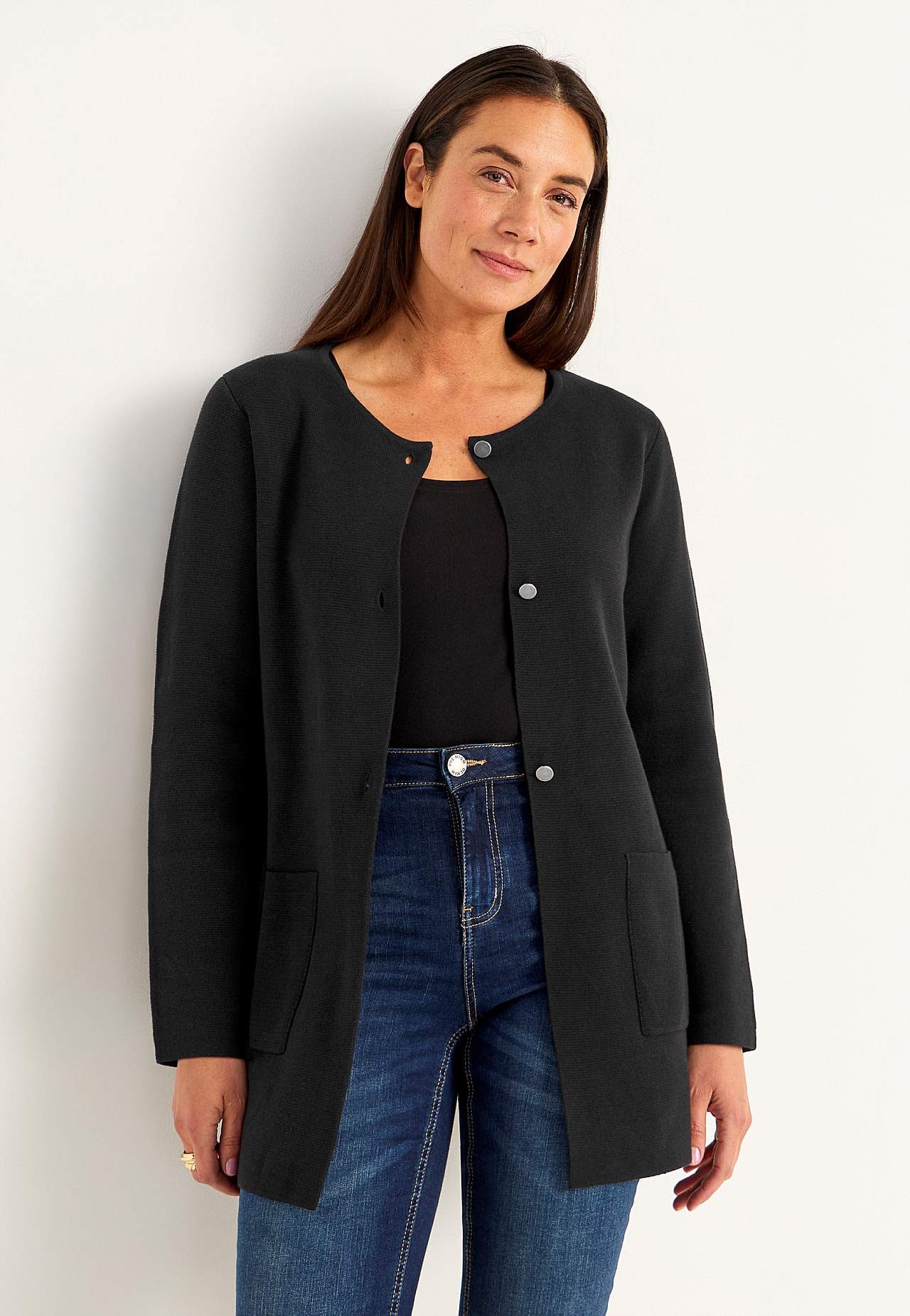 Cardigan van katoen