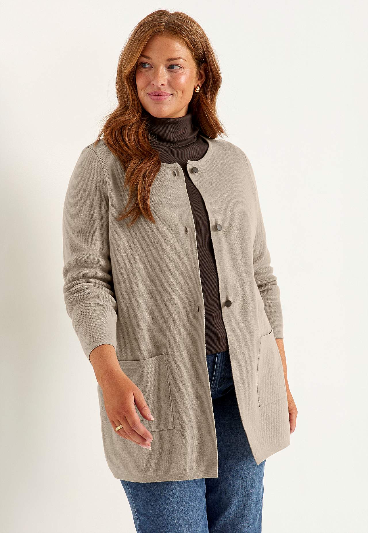 Cardigan van katoen