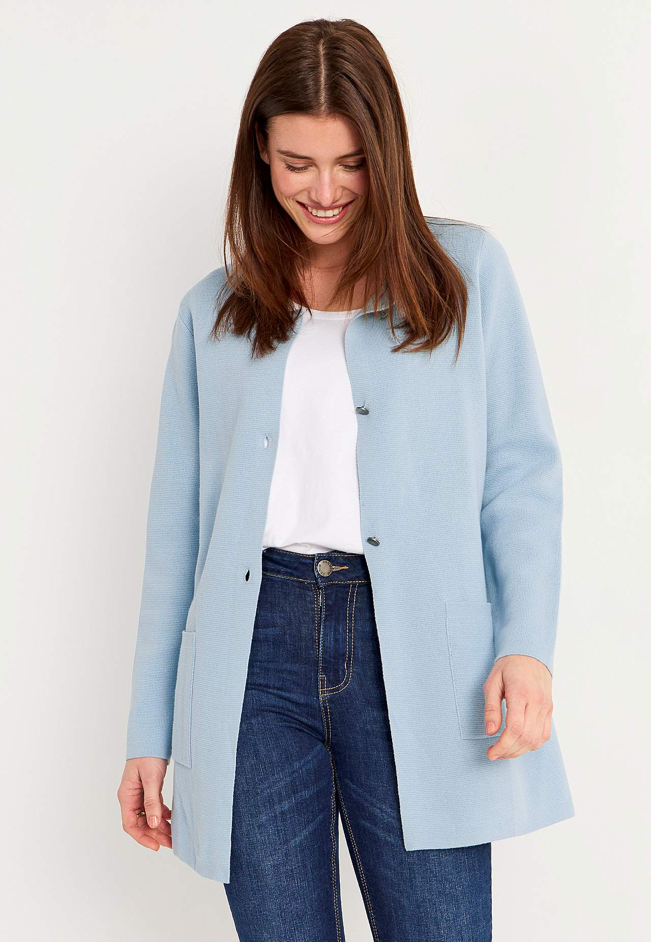 Cardigan van katoen