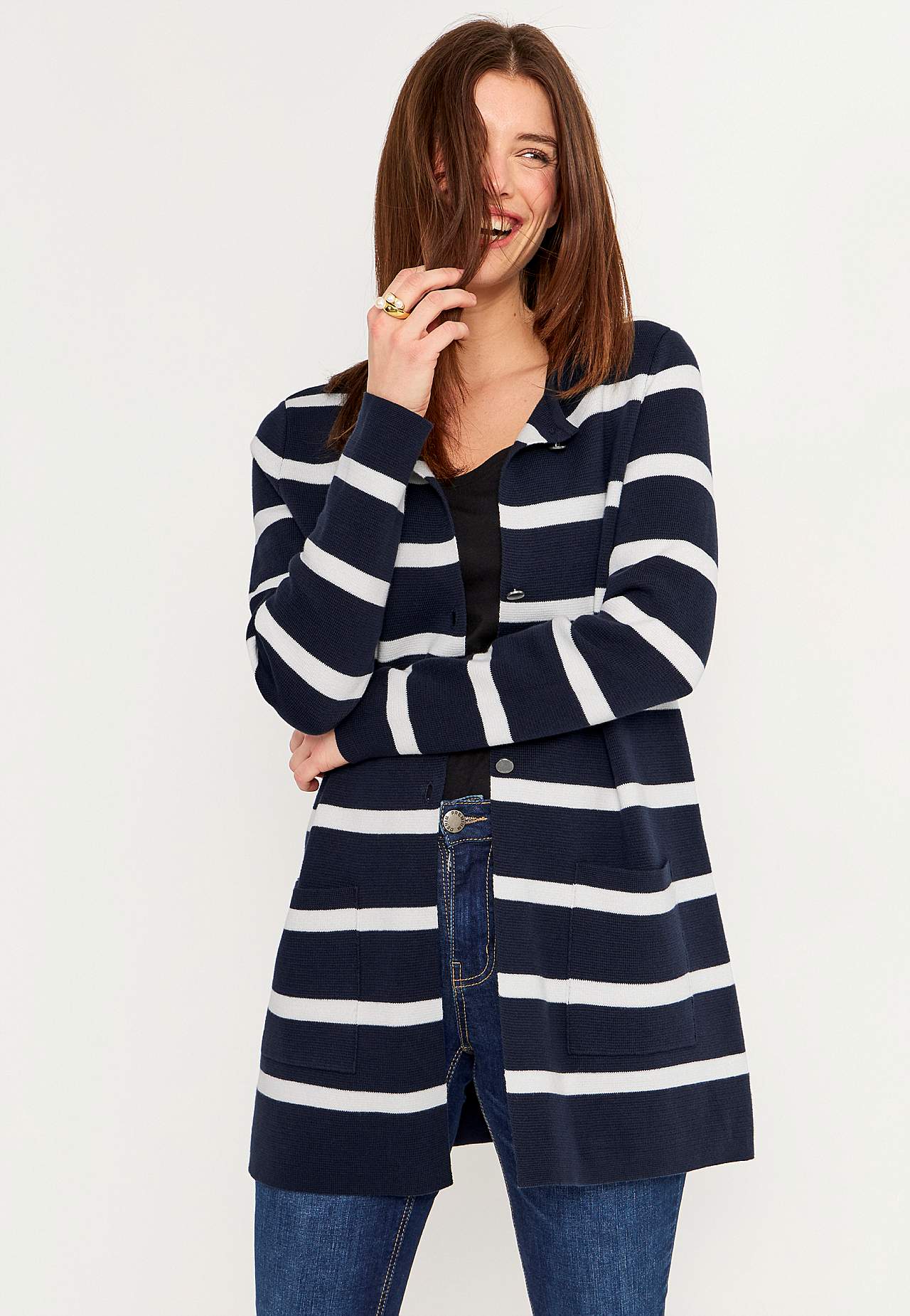 Cardigan van katoen